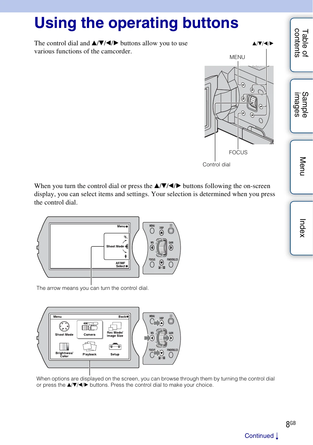 Manual for NEX-VG10/VG10E