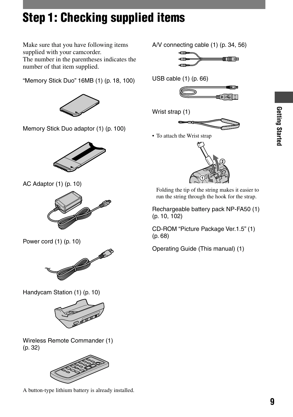 Manual for DCR-PC55