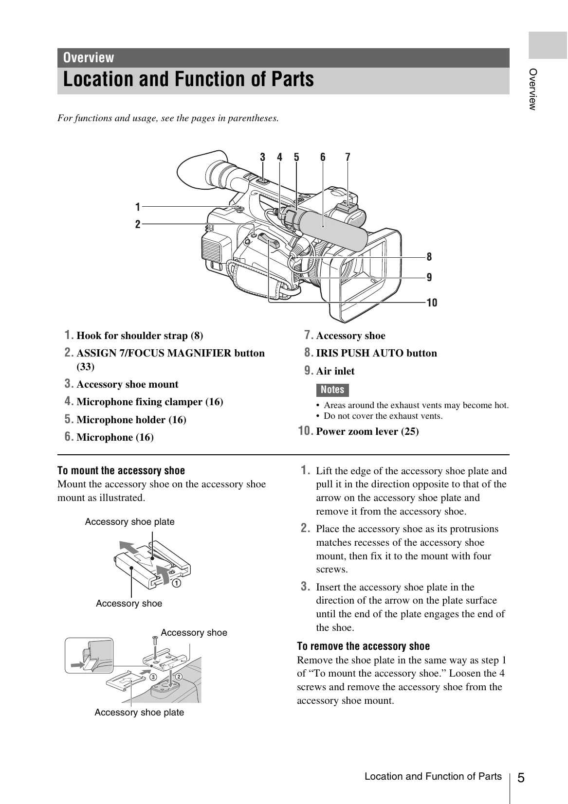 Manual for PXW-Z100