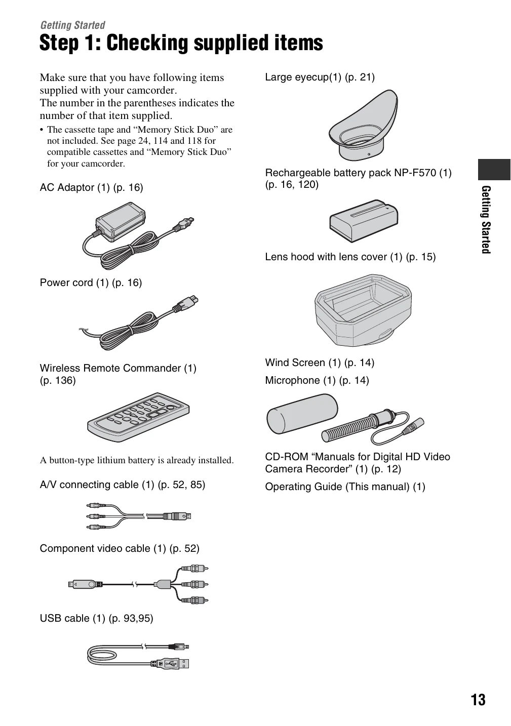 Manual for HVR-V1U/V1N