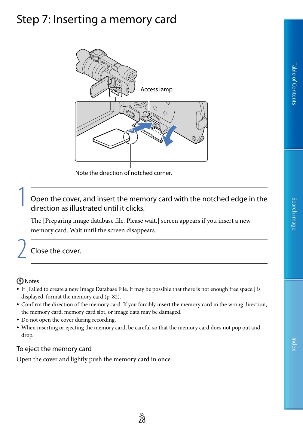 Manual for NEX-VG20/VG20H
