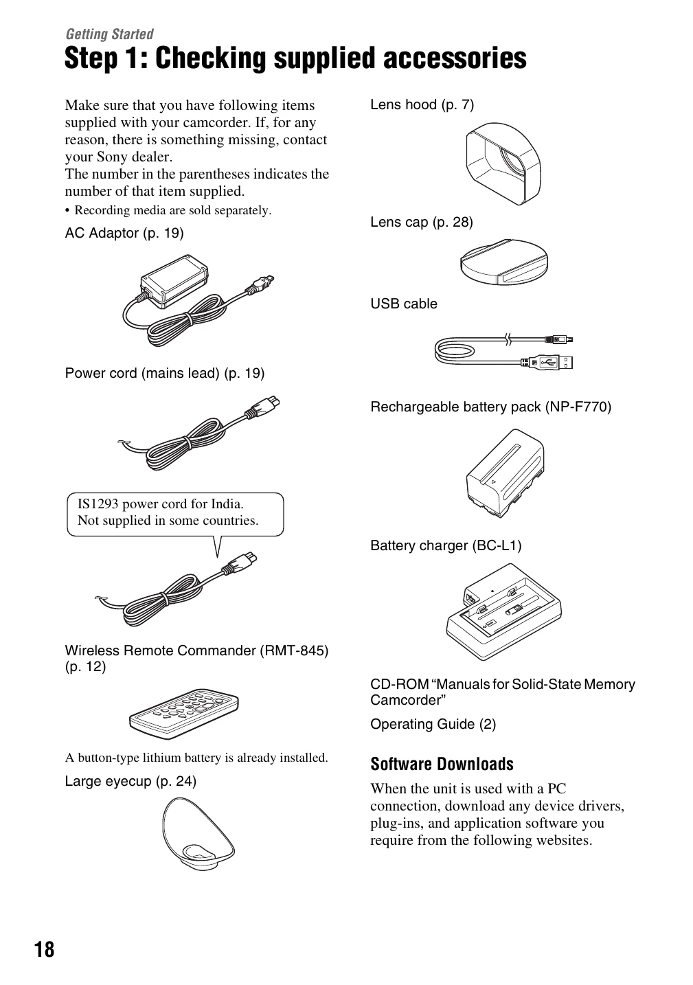 Manual for HXR-NX100