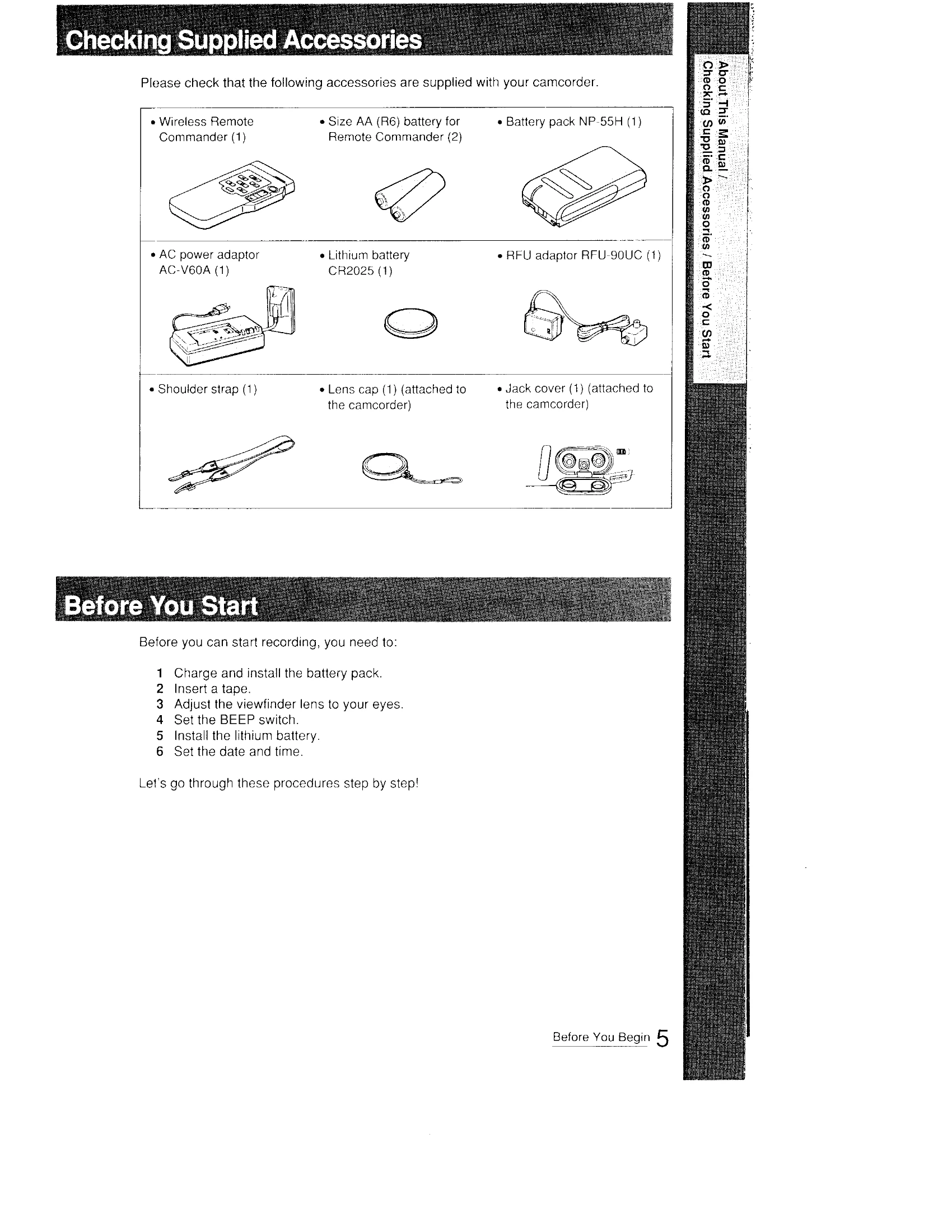 Manual for CCD-FX410
