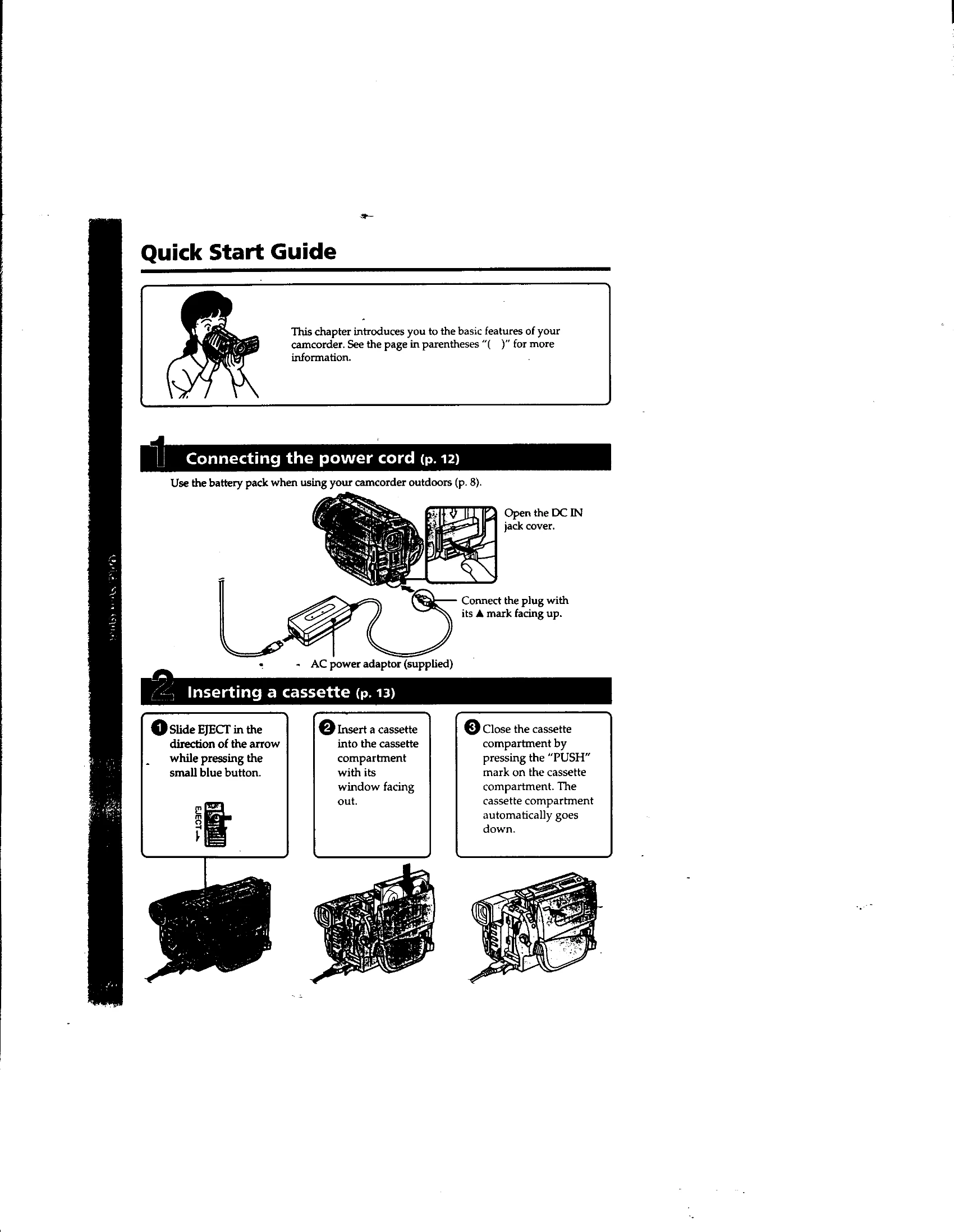 Manual for DCR-TRV210, DCR-TRV310, DCR-TRV315