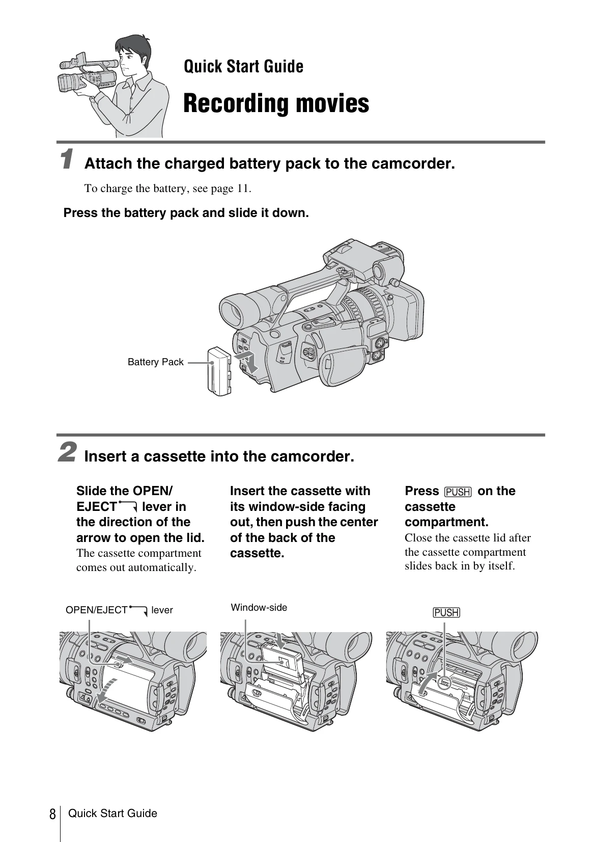 Manual for HVR-Z1E/Z1P