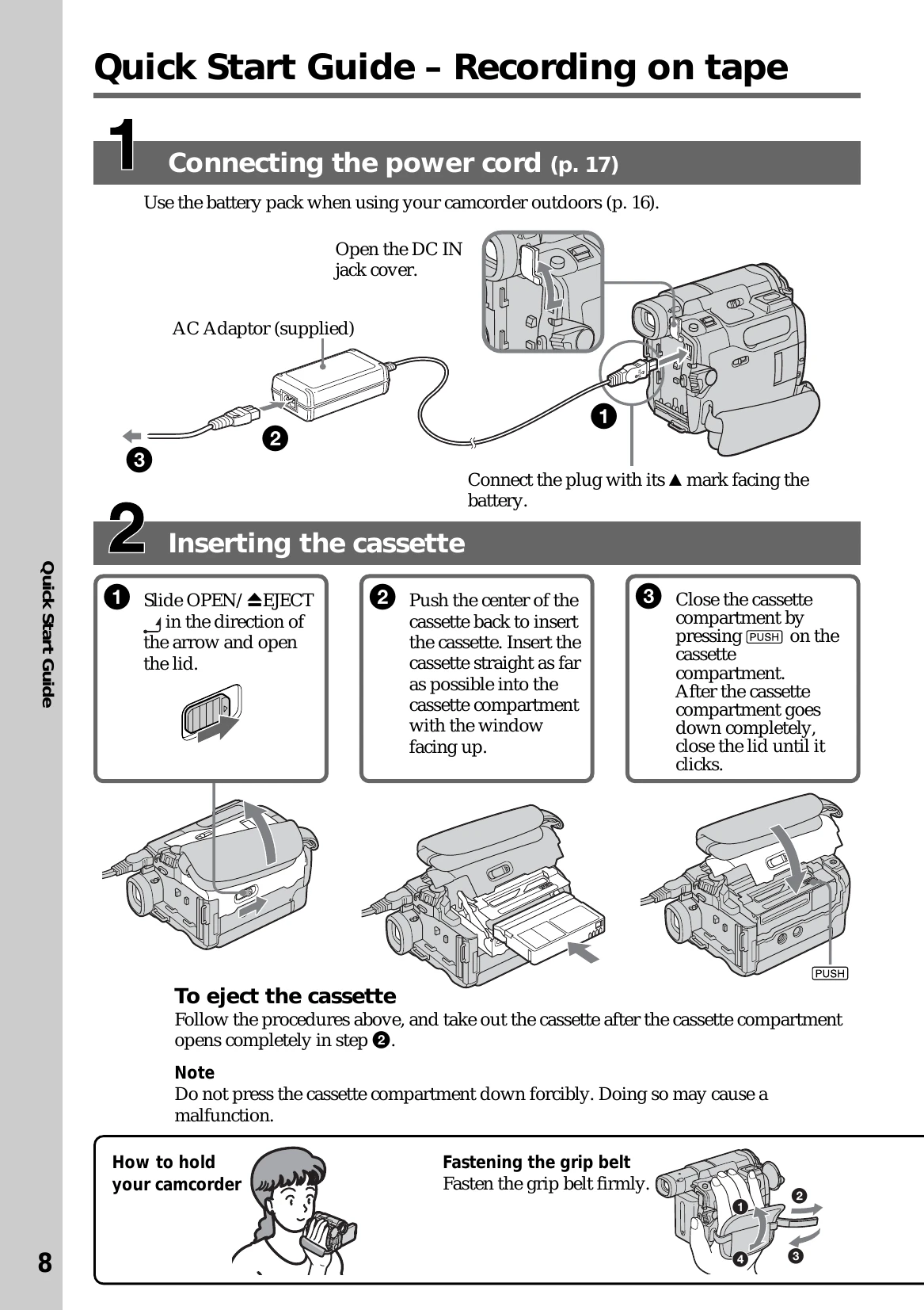 Manual for DCR-TRV19/TRV22/TRV33