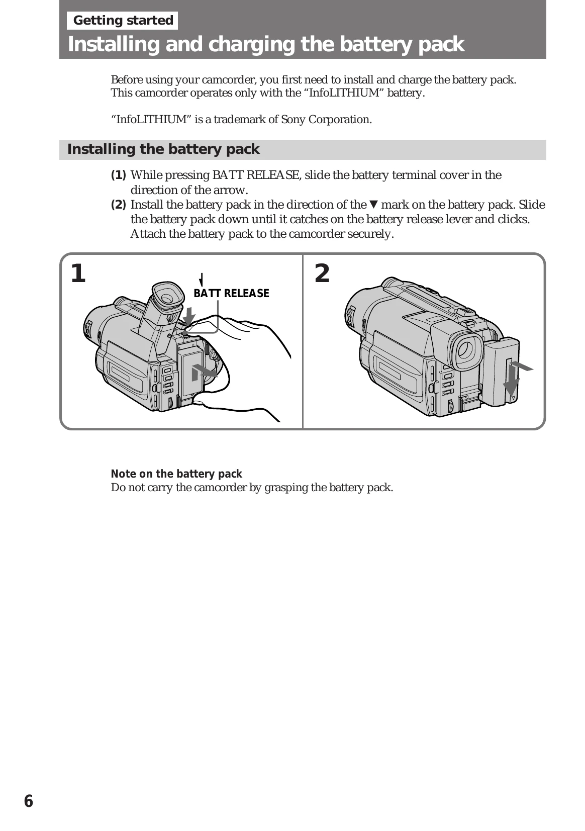 Manual for CCD-TRV93
