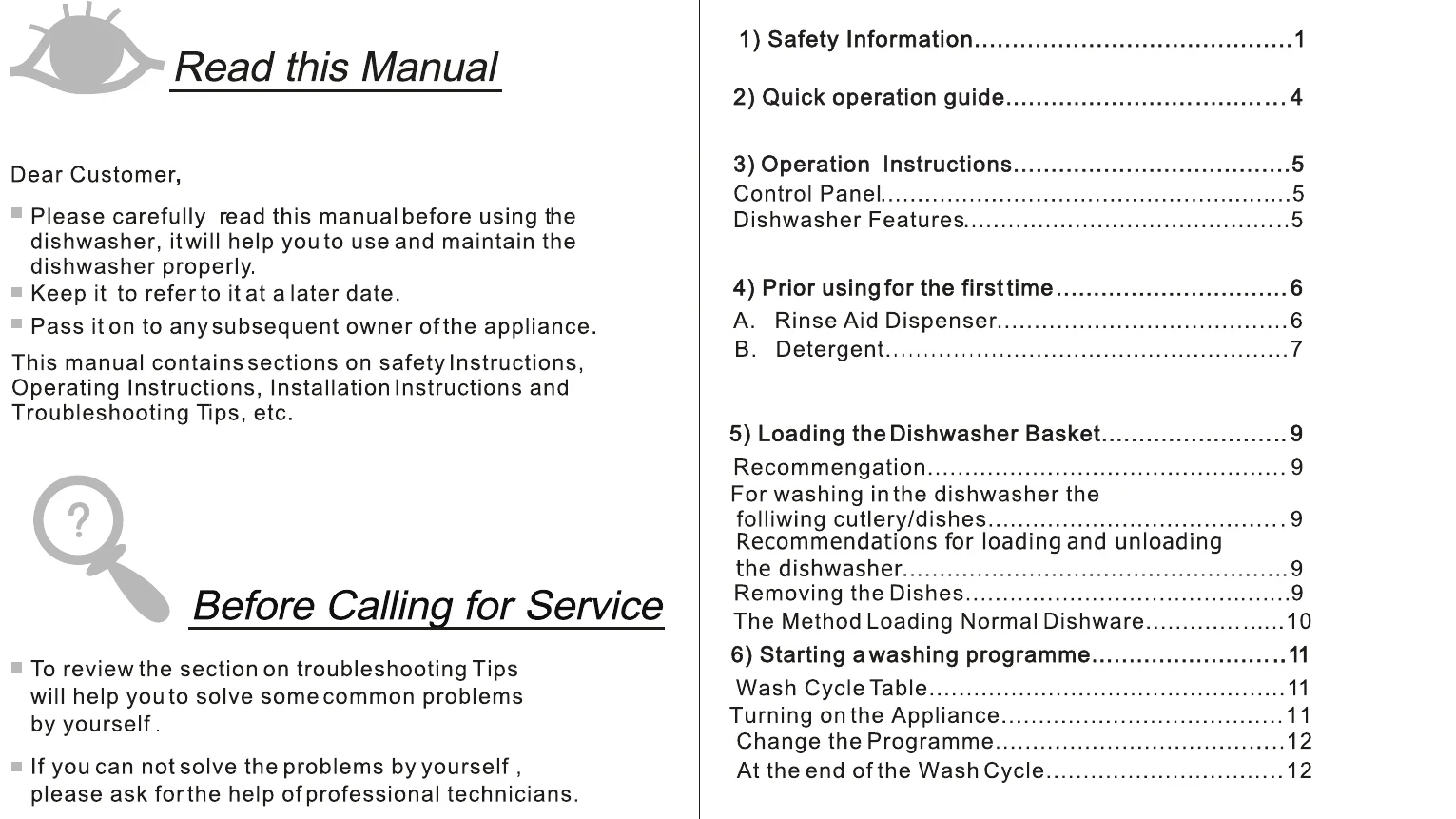 Manual for IVDFSP5 - Troubleshooting and error codes + PDF Download