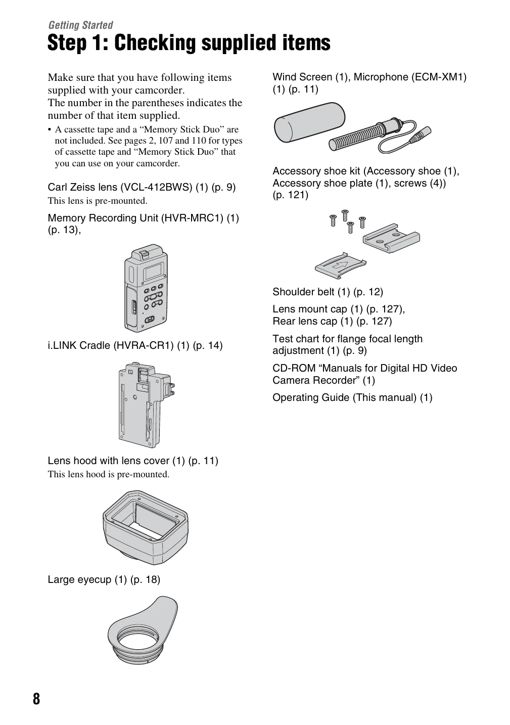 Manual for HVR-S270U/S270N
