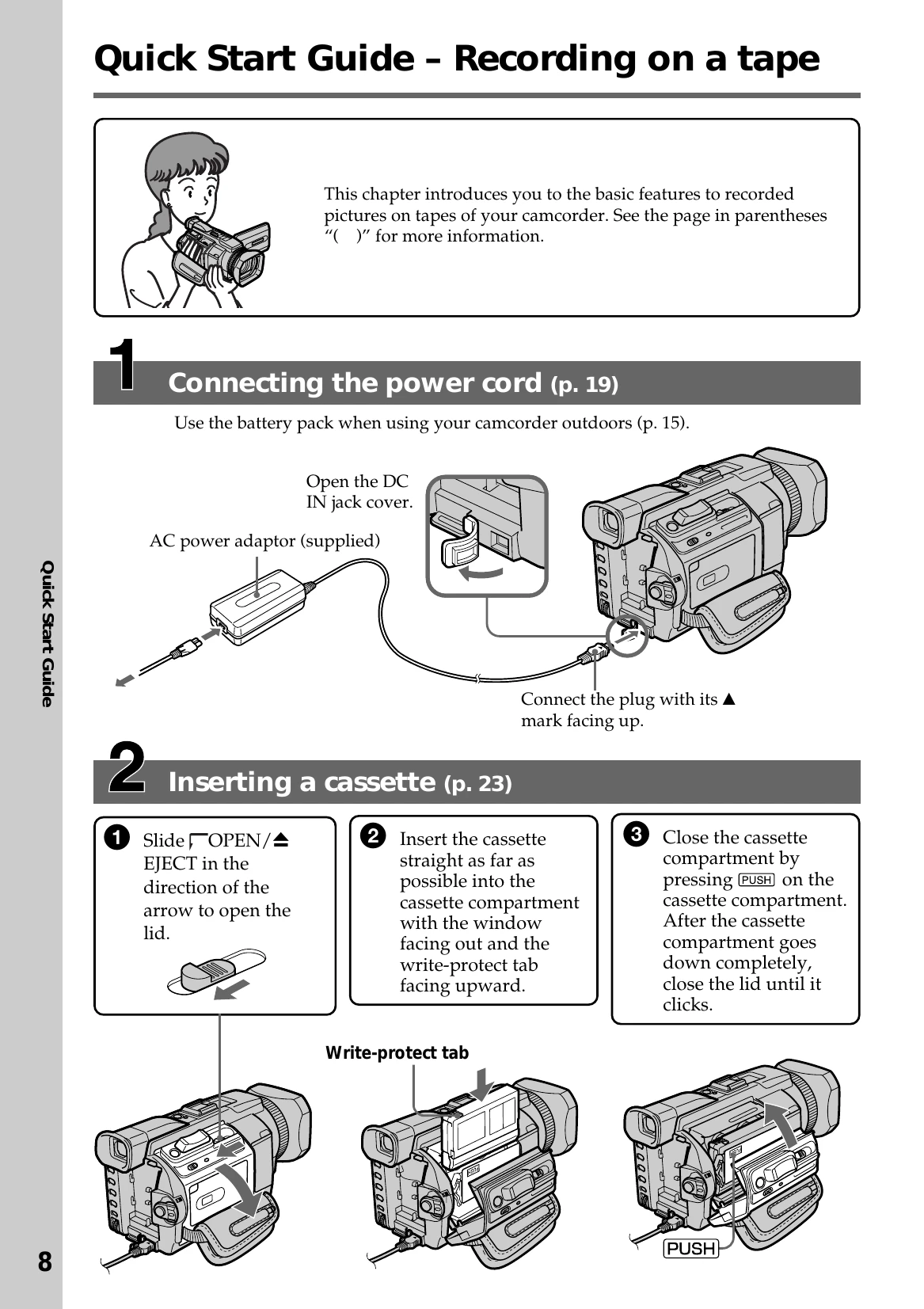 Manual for DCR-TRV950