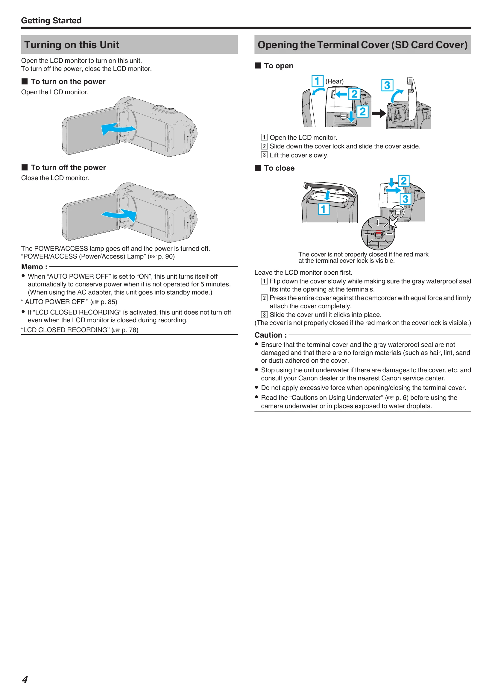Manual for VIXIA HF W11/W10