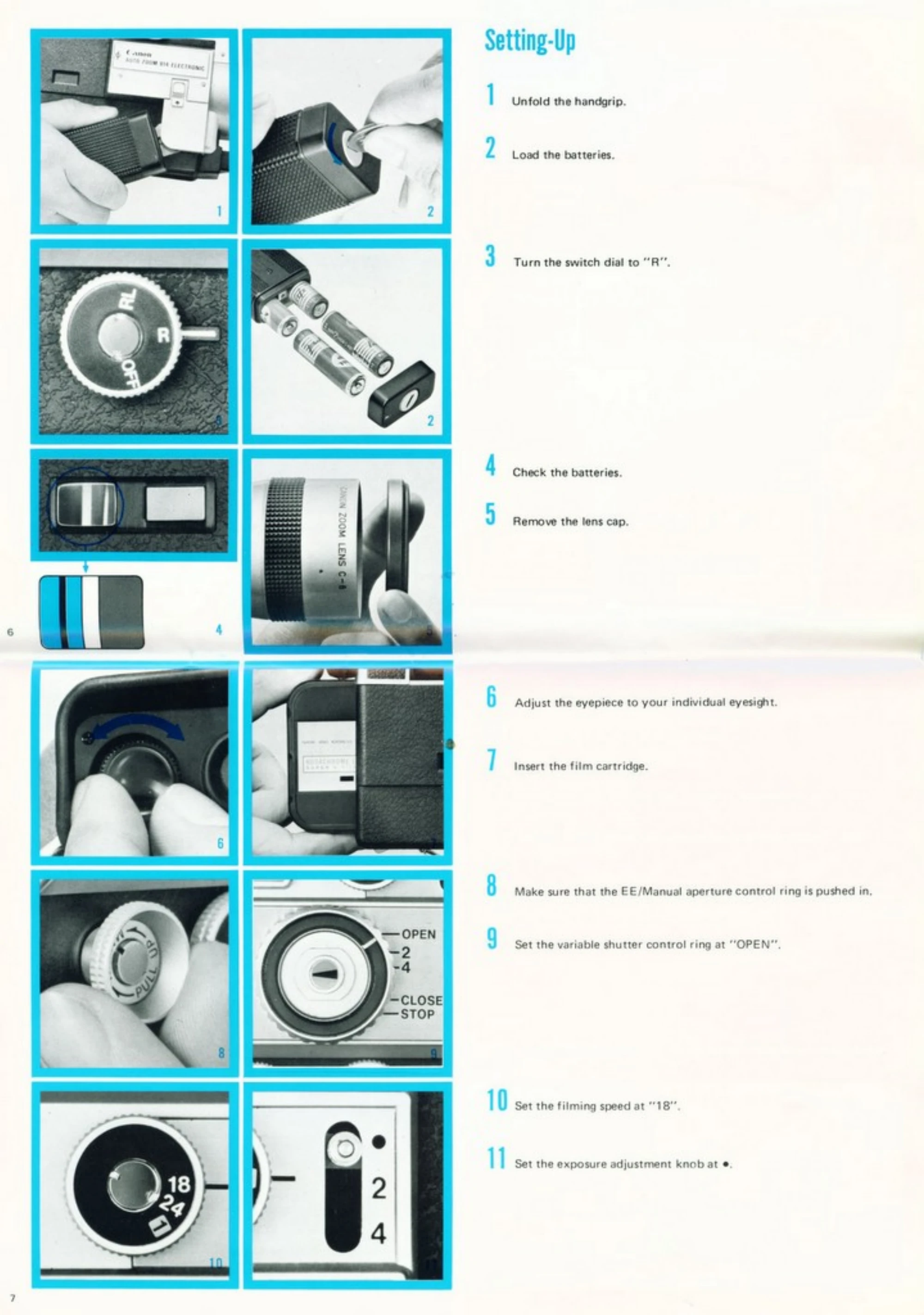 Manual for AUTO ZOOM 814 ELECTRONIC