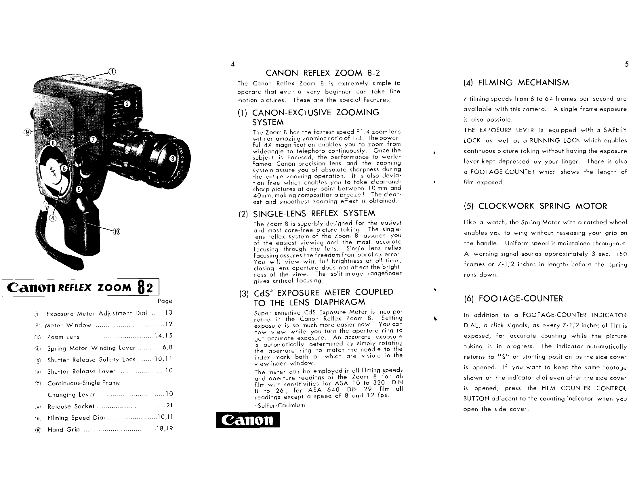 Manual for Reflex Zoom 8-2