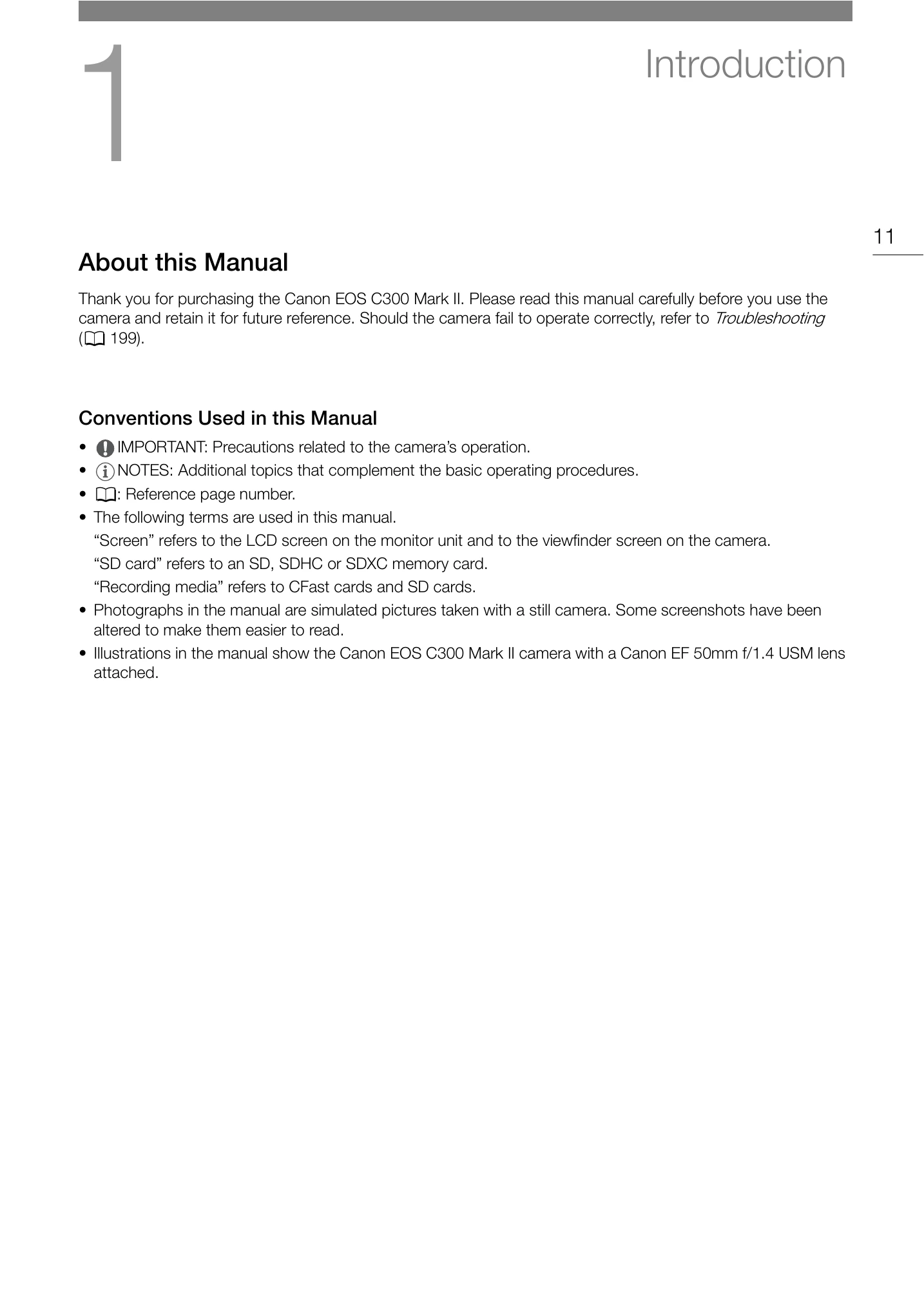 Manual for EOS C300