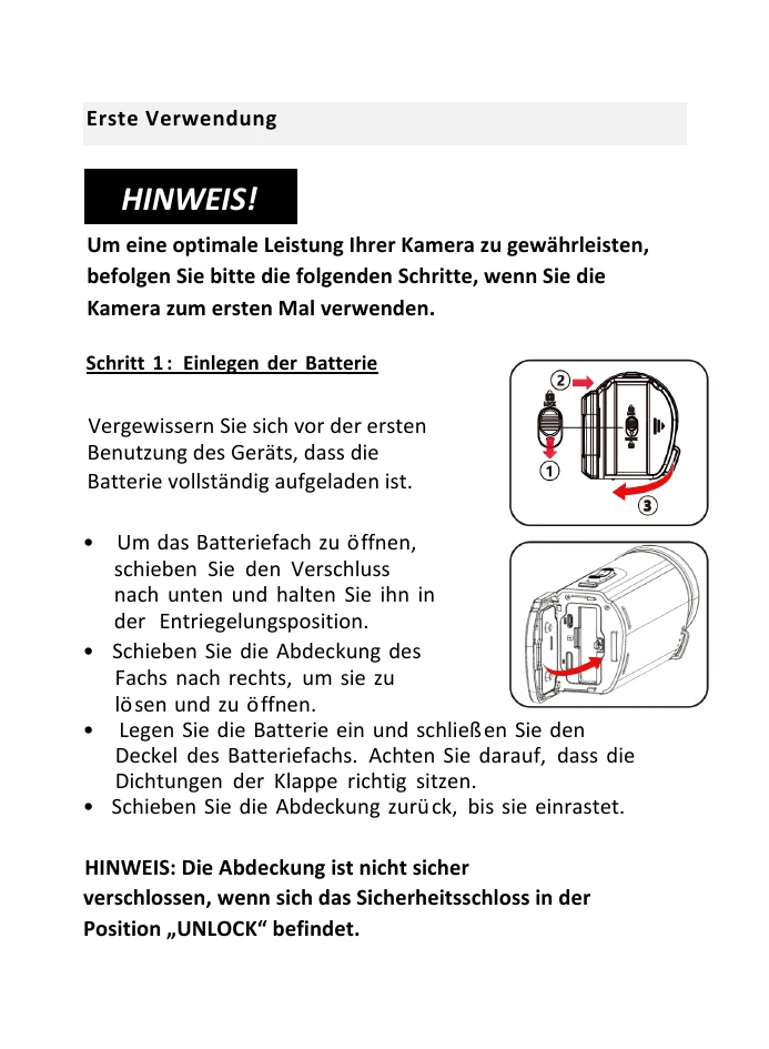 Manual for Movieline UHD 5 m Waterproof