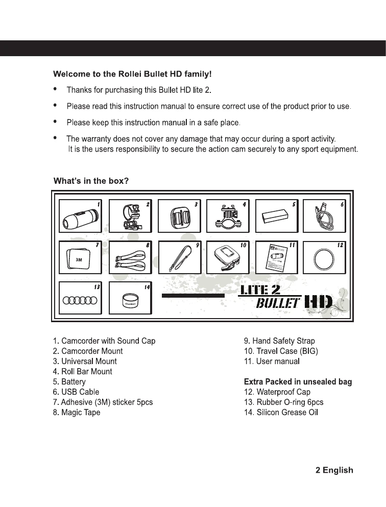 Manual for BULLET HD