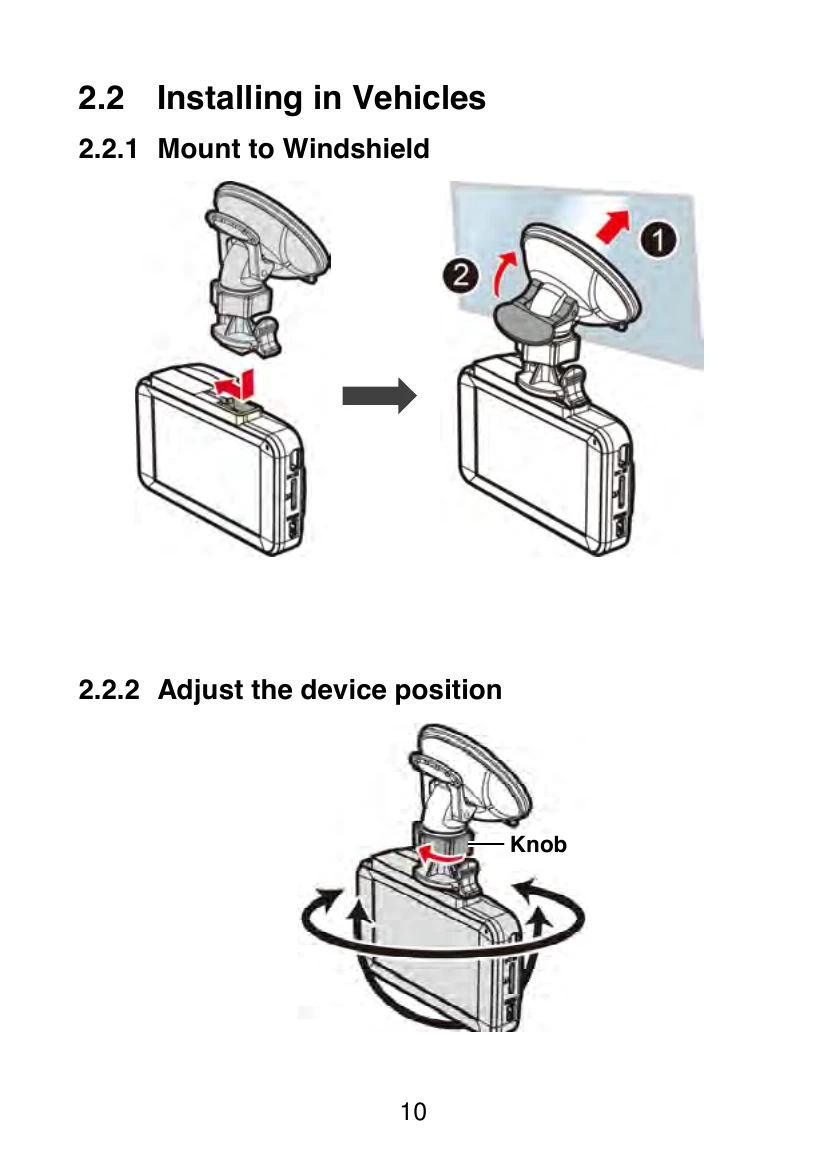Manual for CarDVR-308
