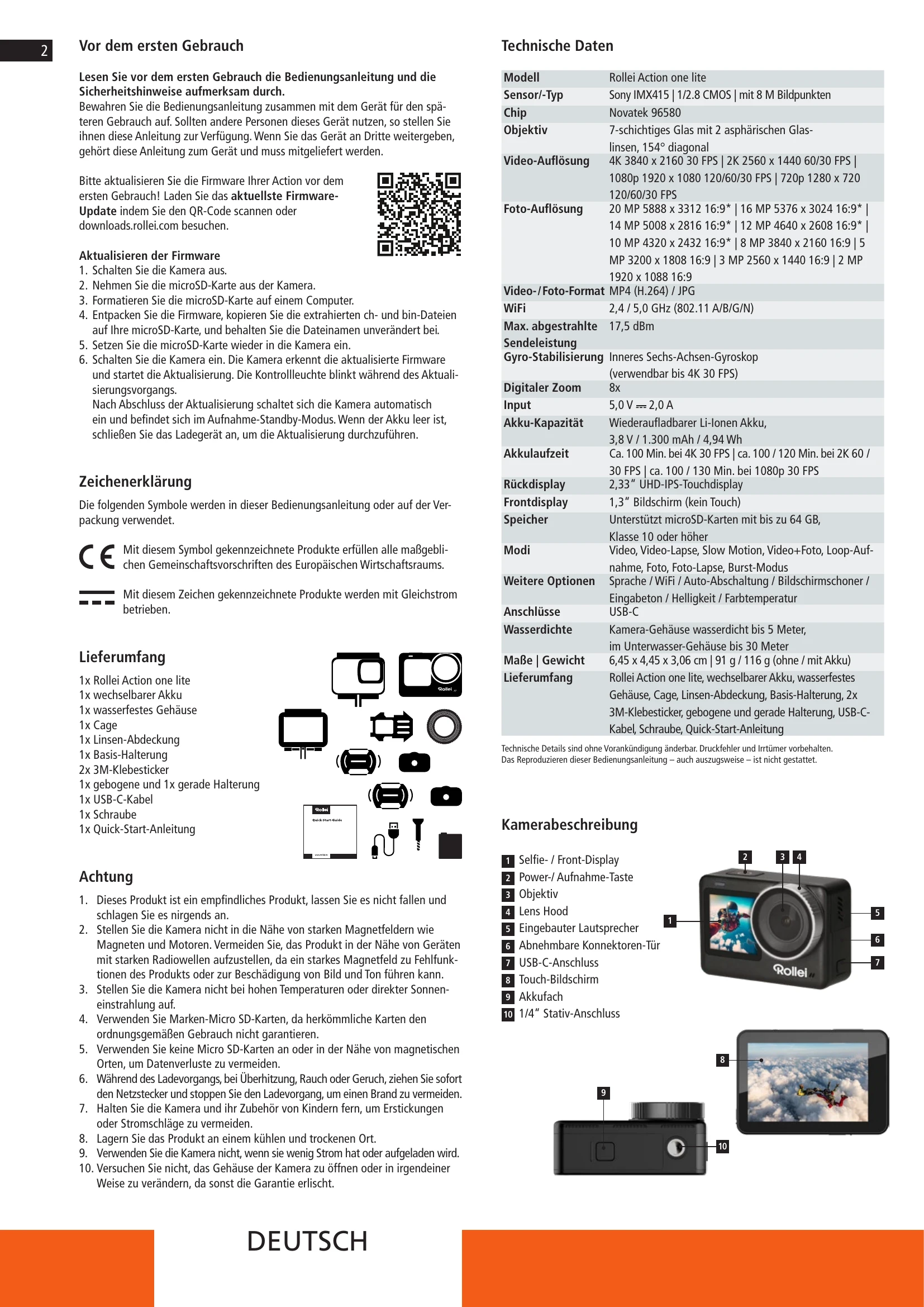 Manual for Action one