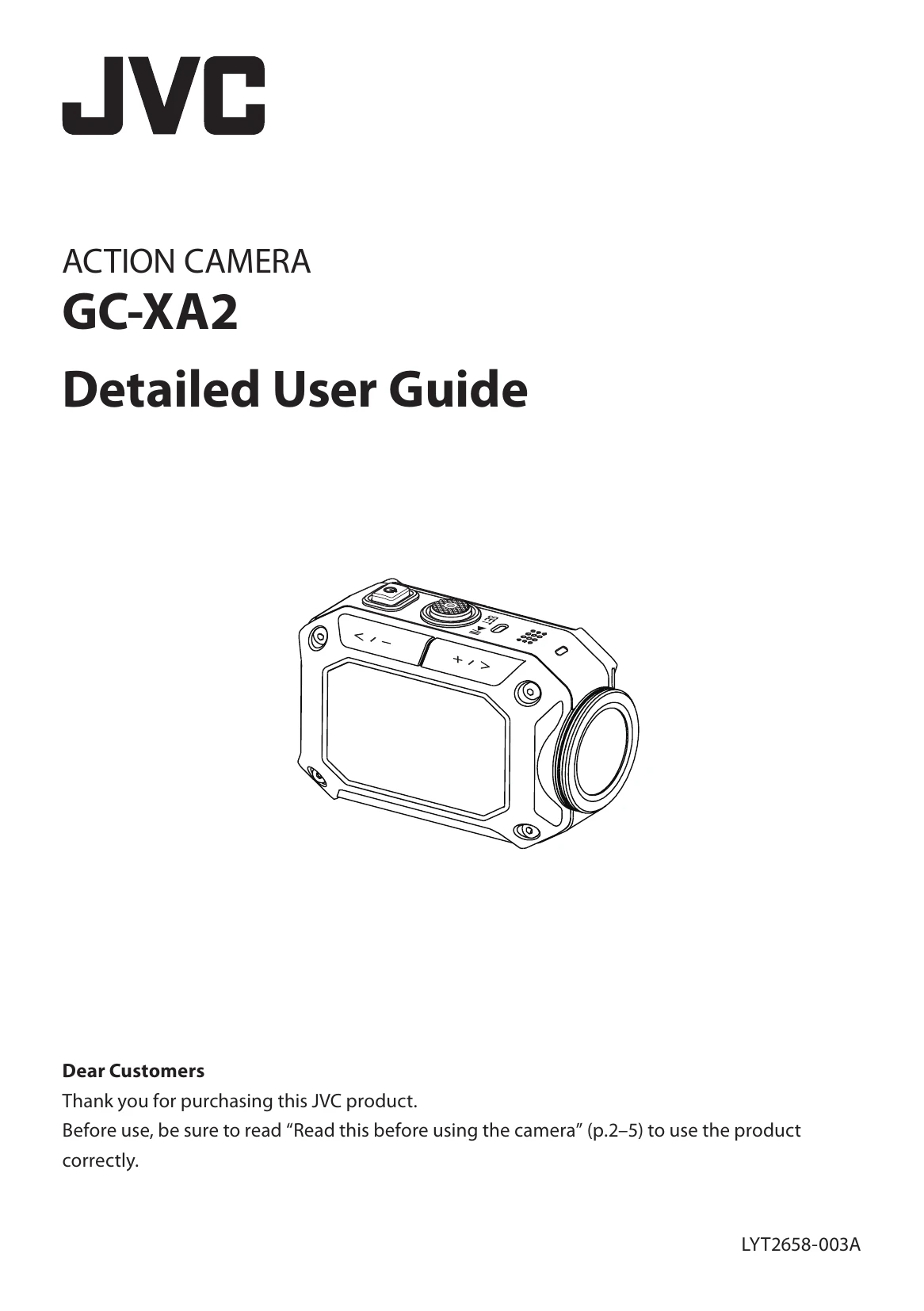 Manual for GC-XA2