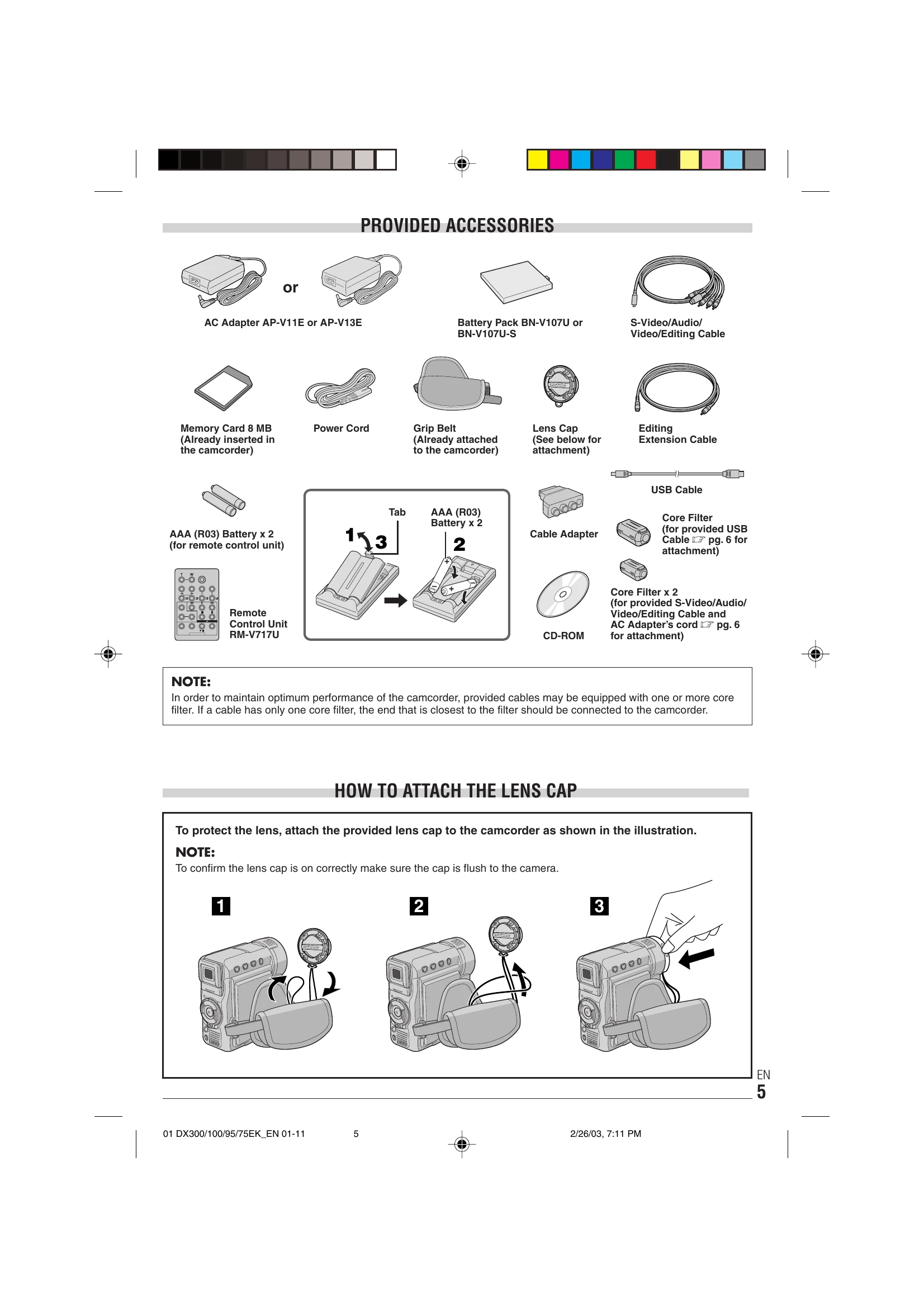 Manual for GR-DX300