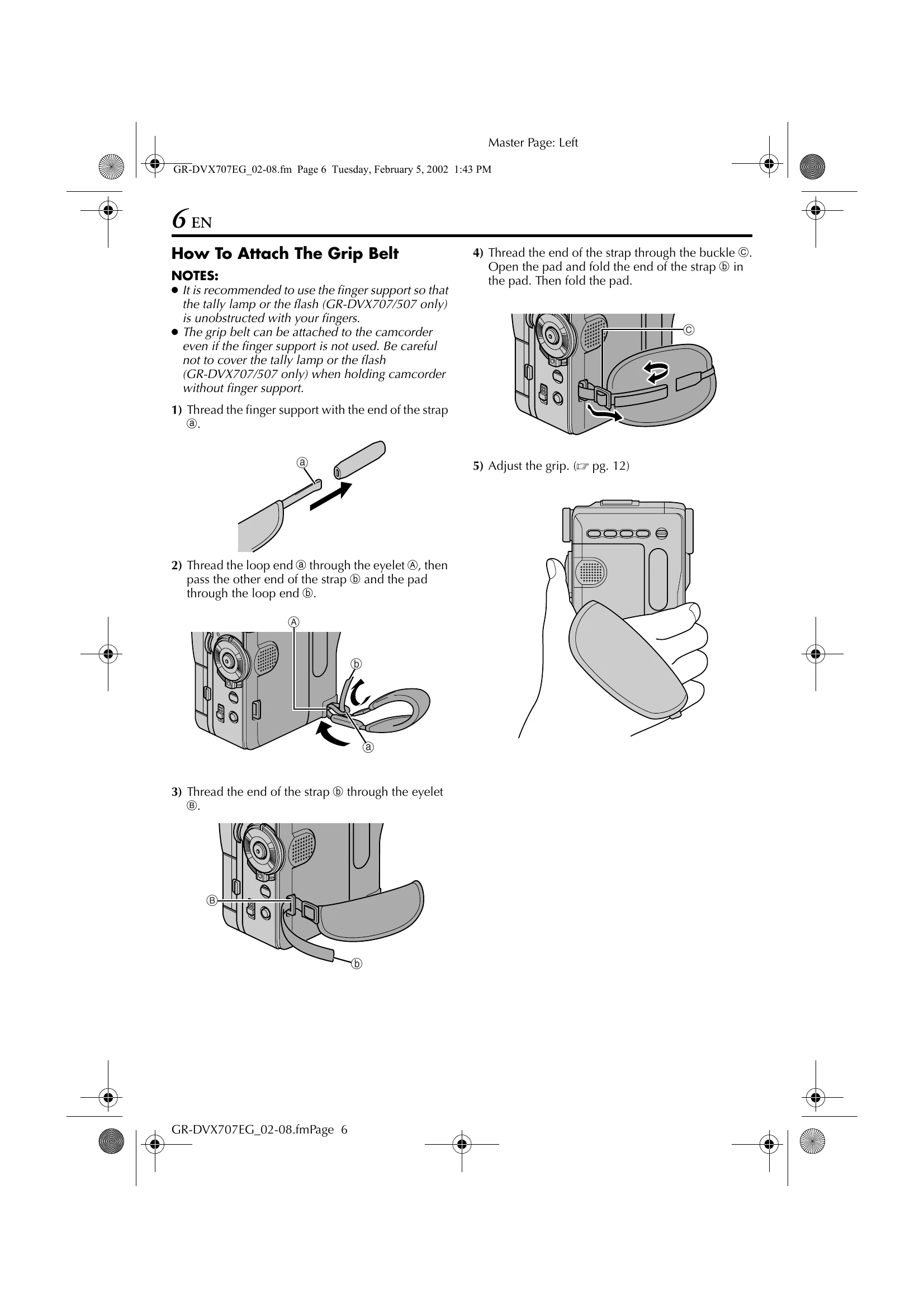 Manual for GR-DVX707