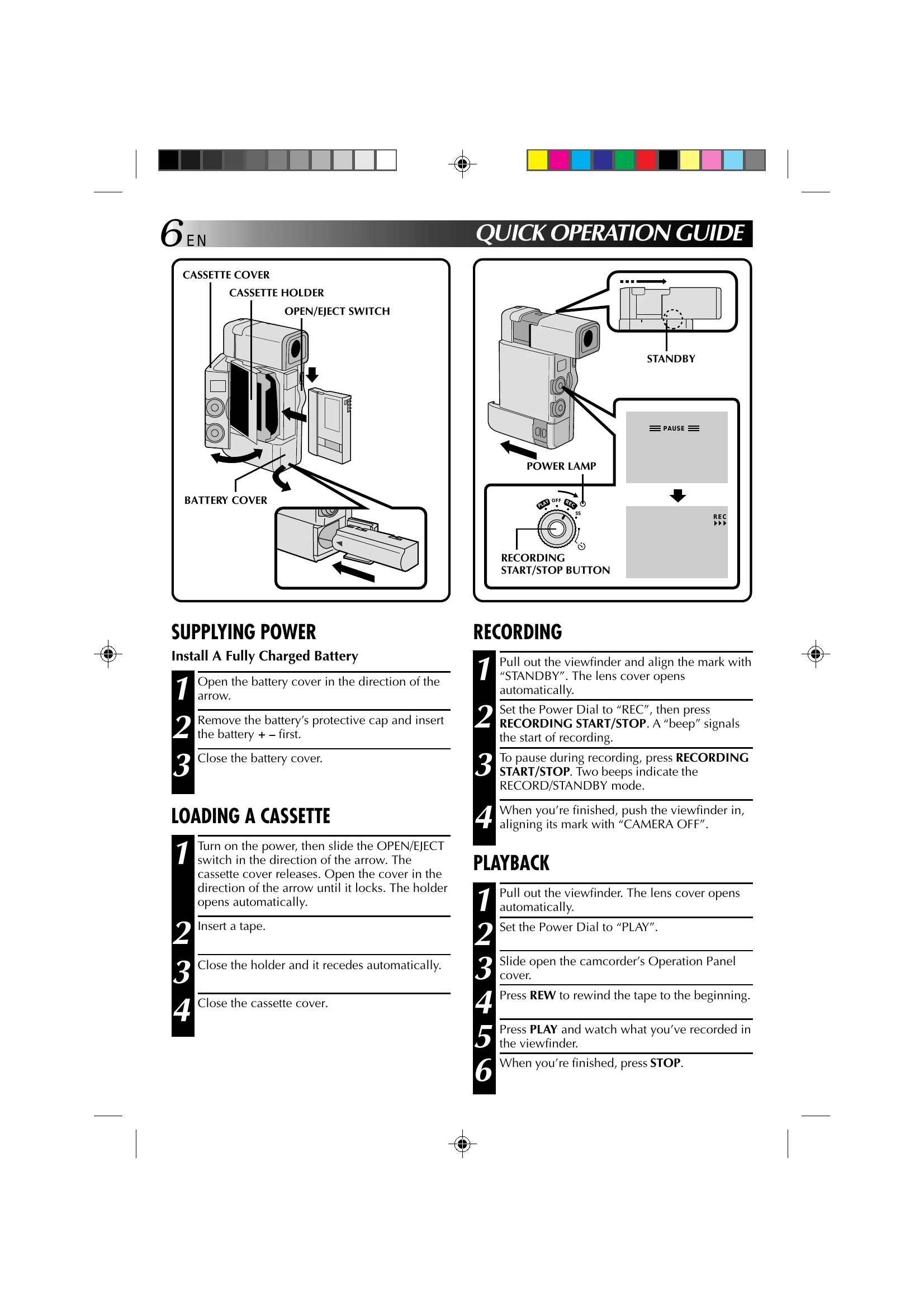 Manual for GR-DV1