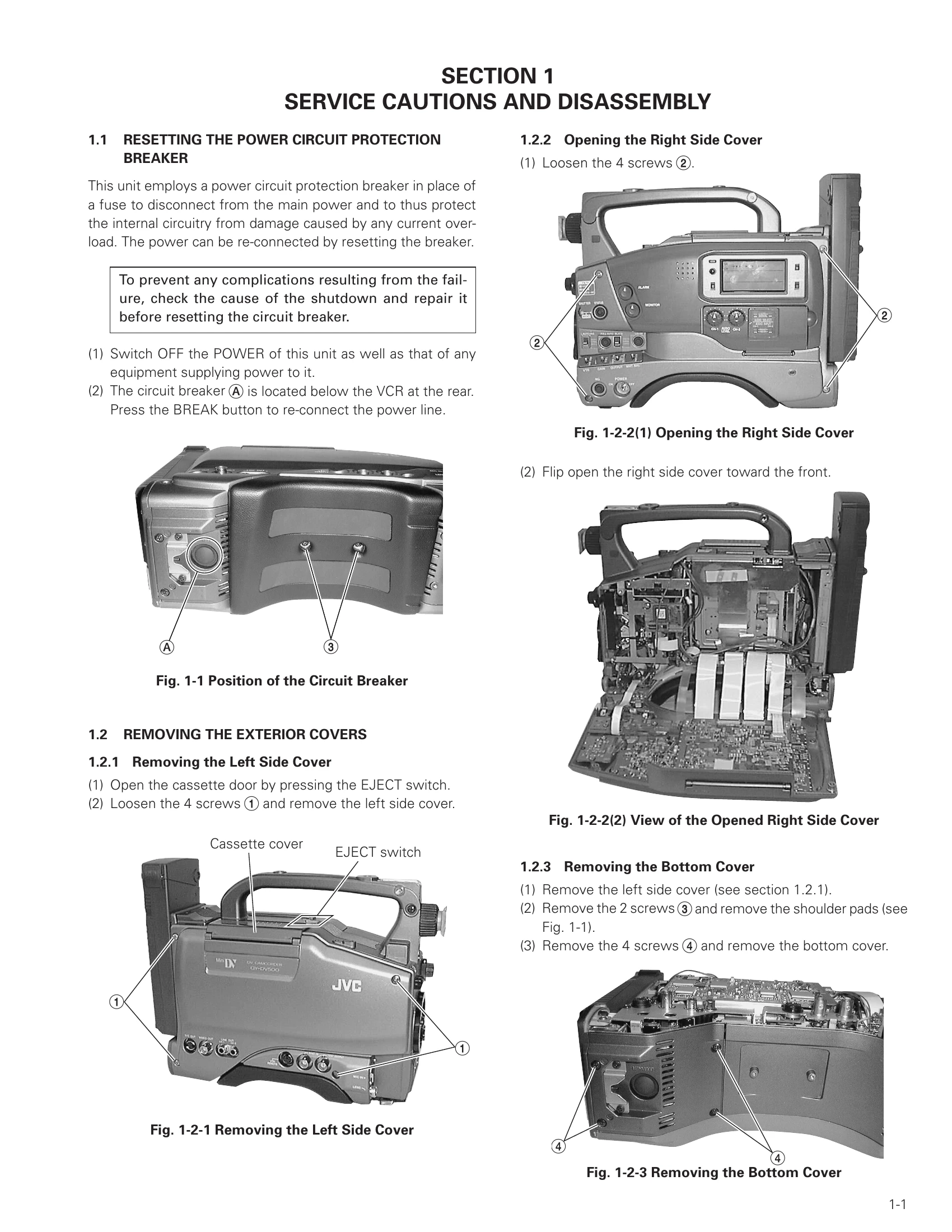 Manual for GY-DV500U/GY-DV500E