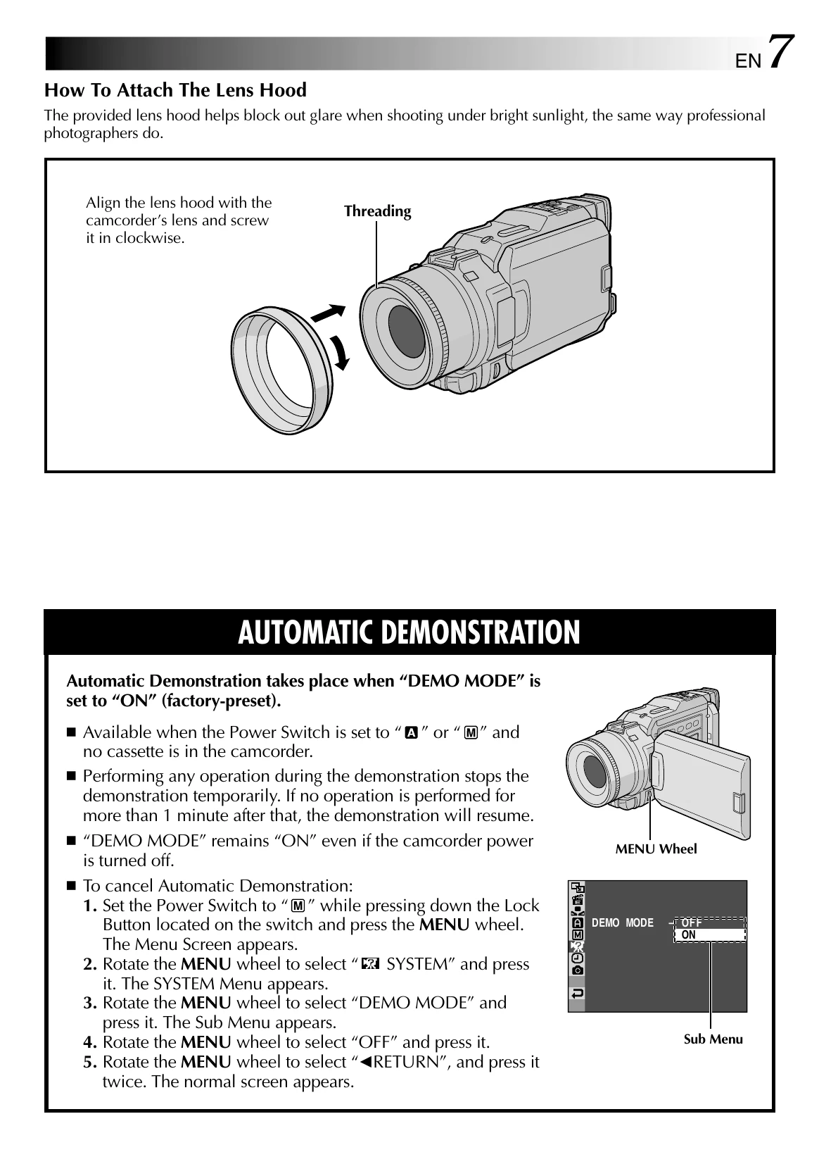 Manual for GR-DV2000