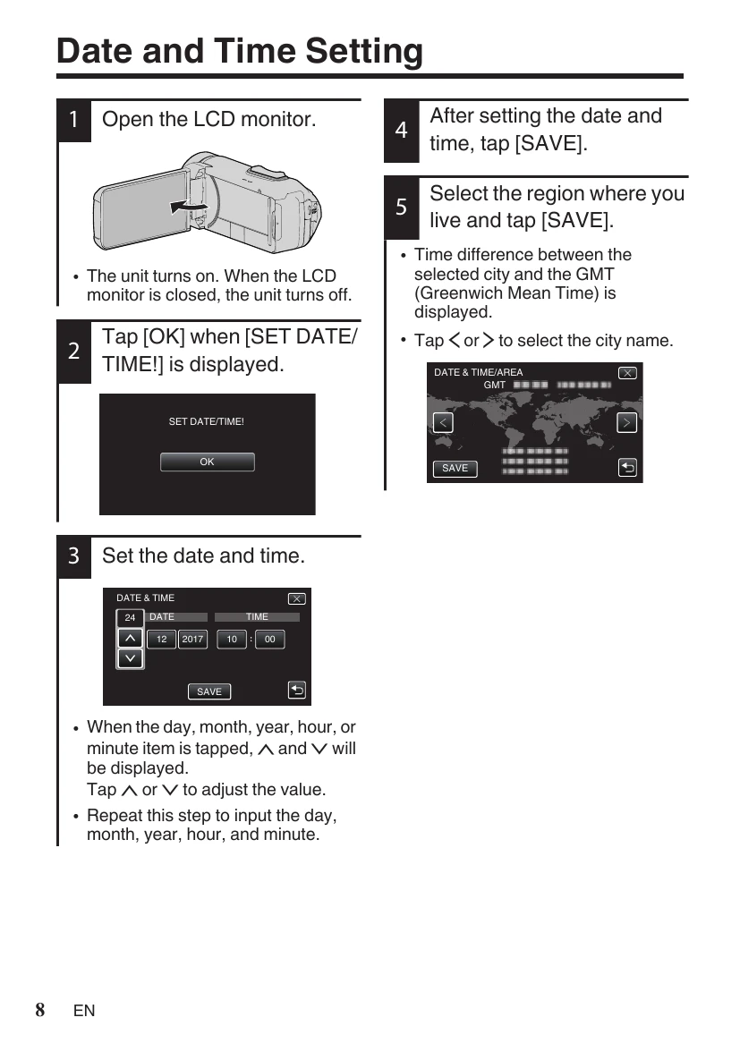 Manual for GZ-RX640BE