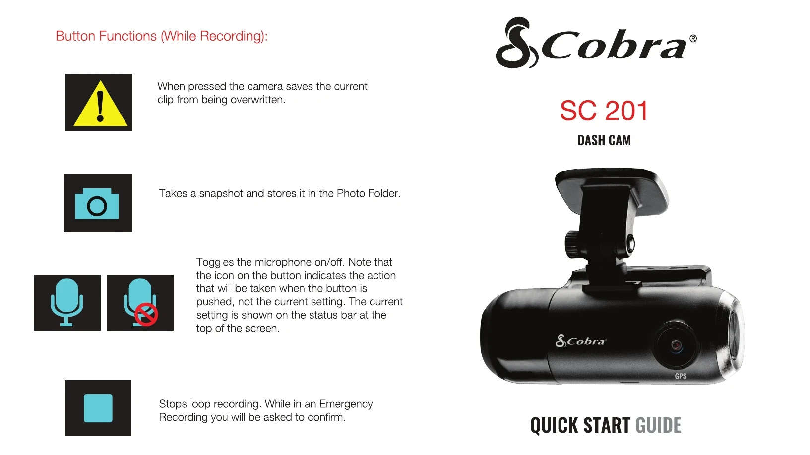 Quick Start Guide for SC201