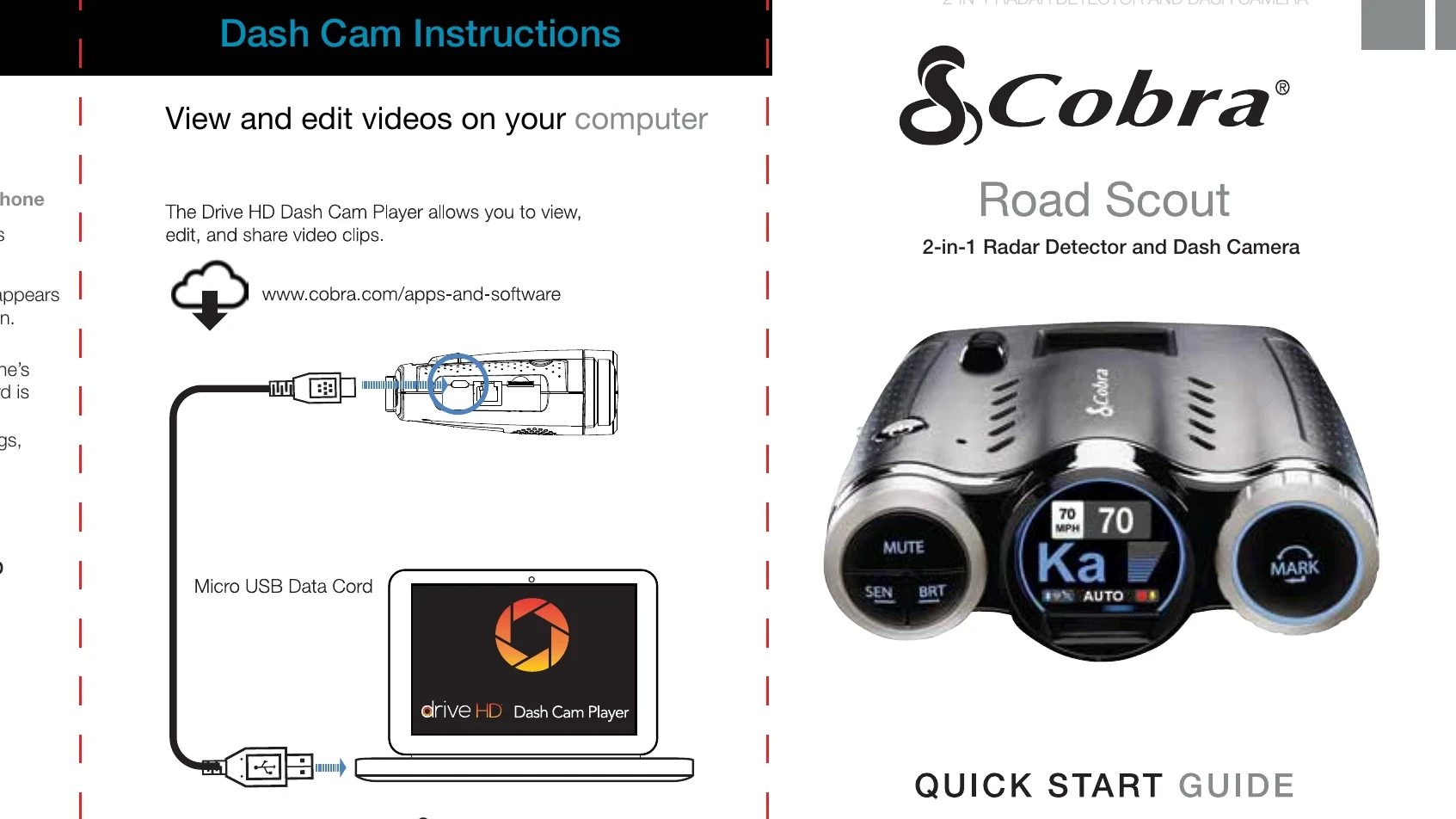 Quick Start Guide for Road Scout