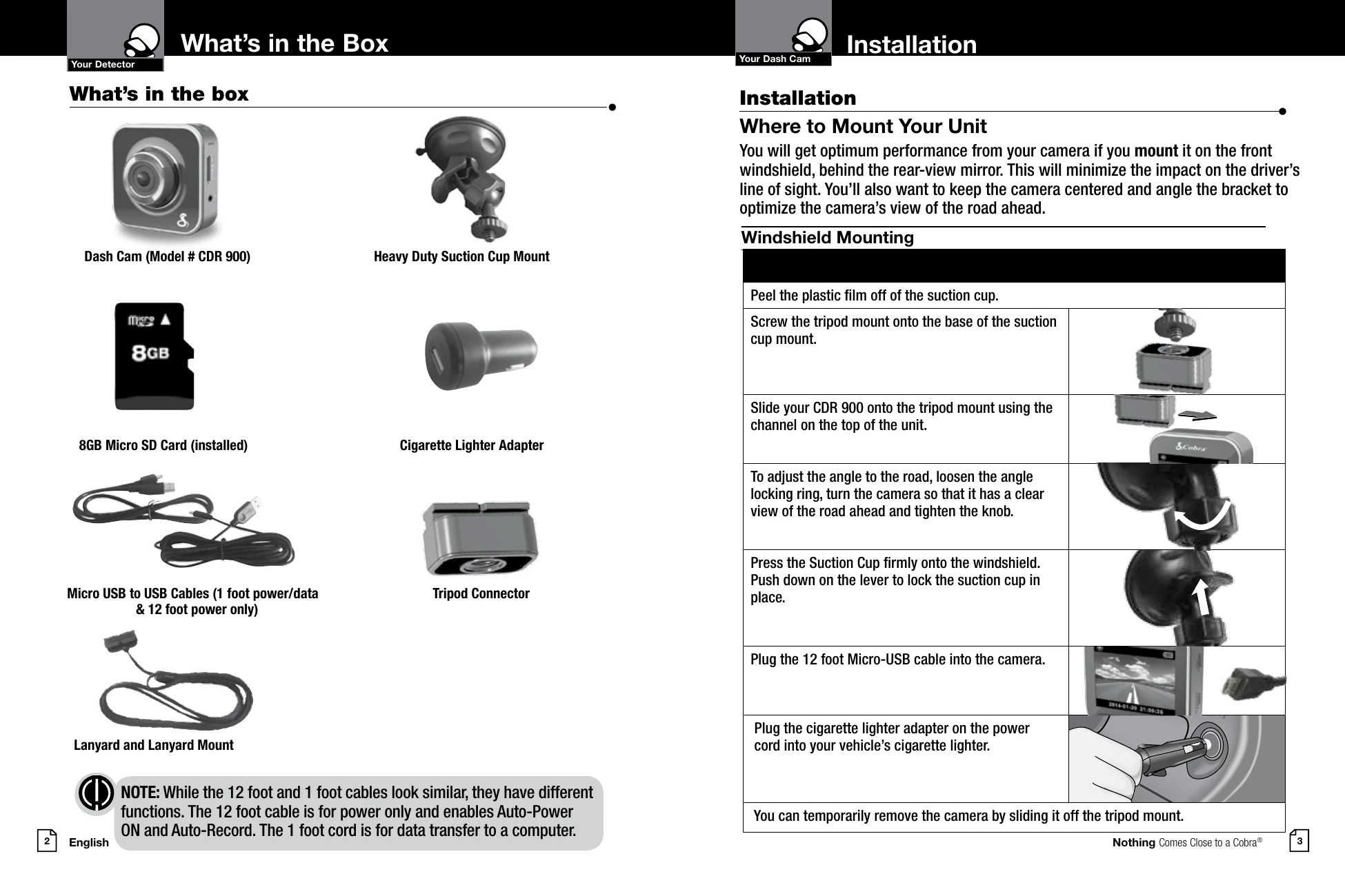 Manual for CDR 900