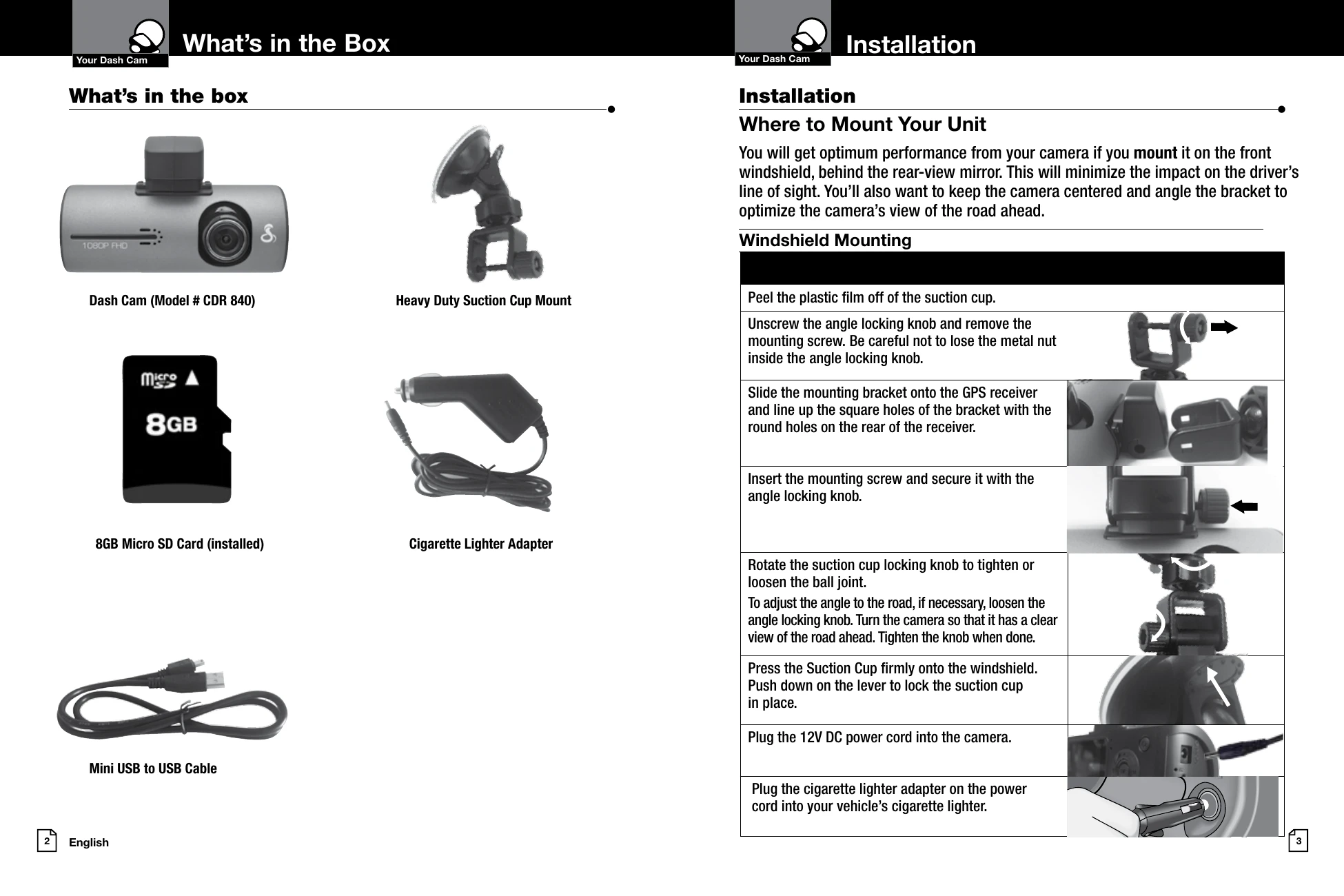 Manual for CDR 840