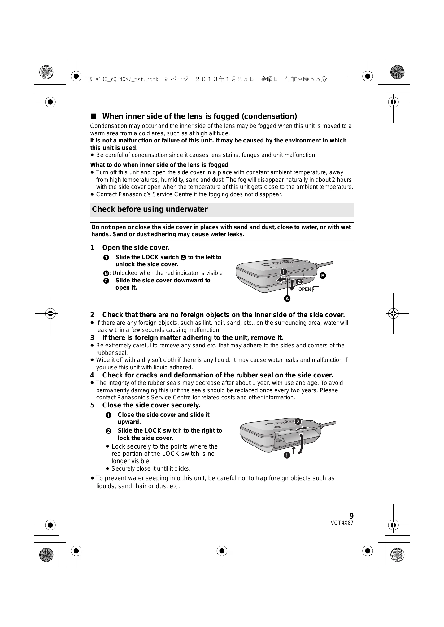 Manual for HX-A100