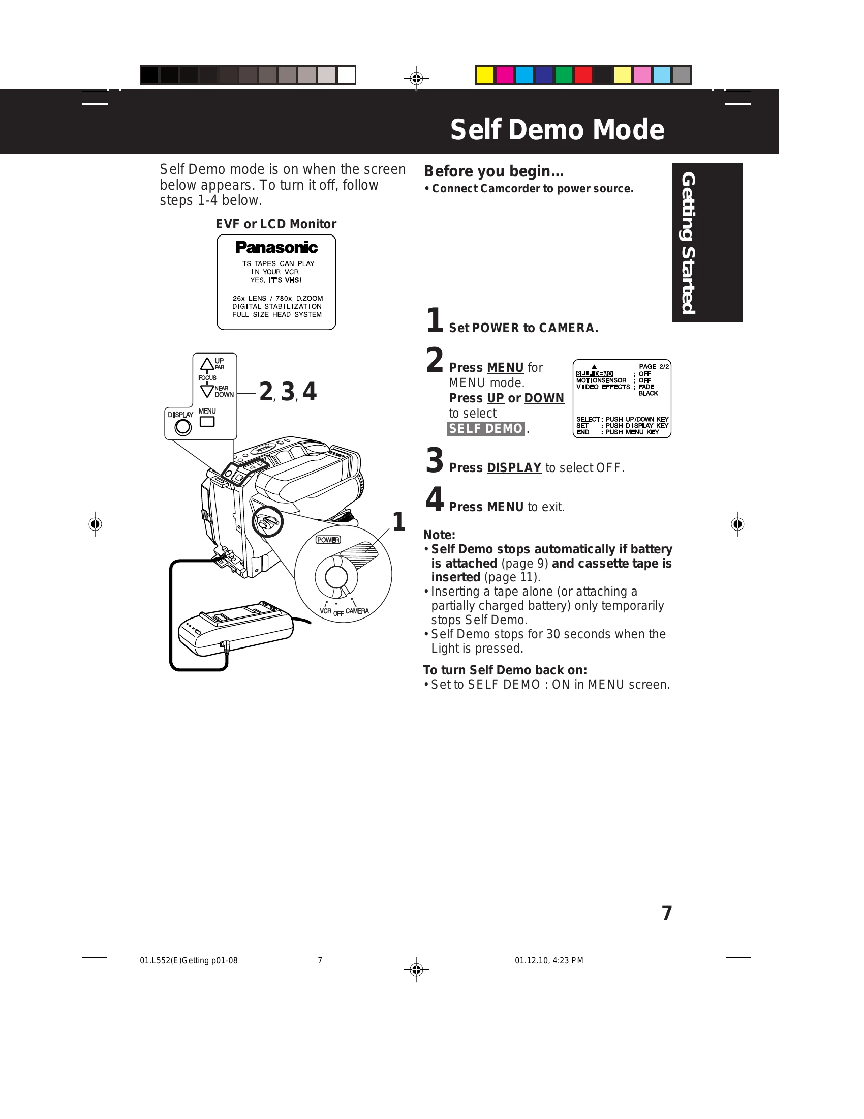 Manual for PV-L552