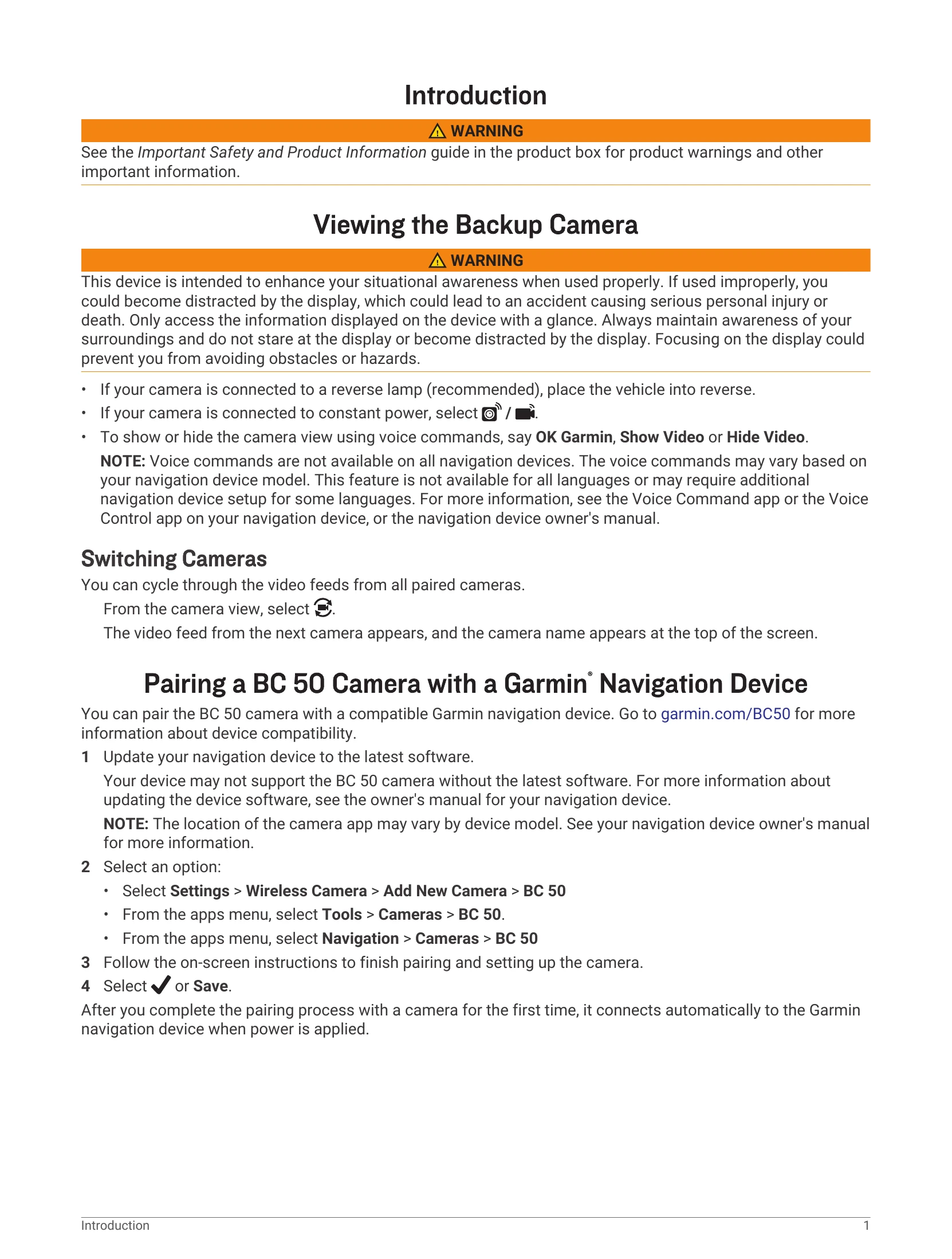 Manual for BC 50
