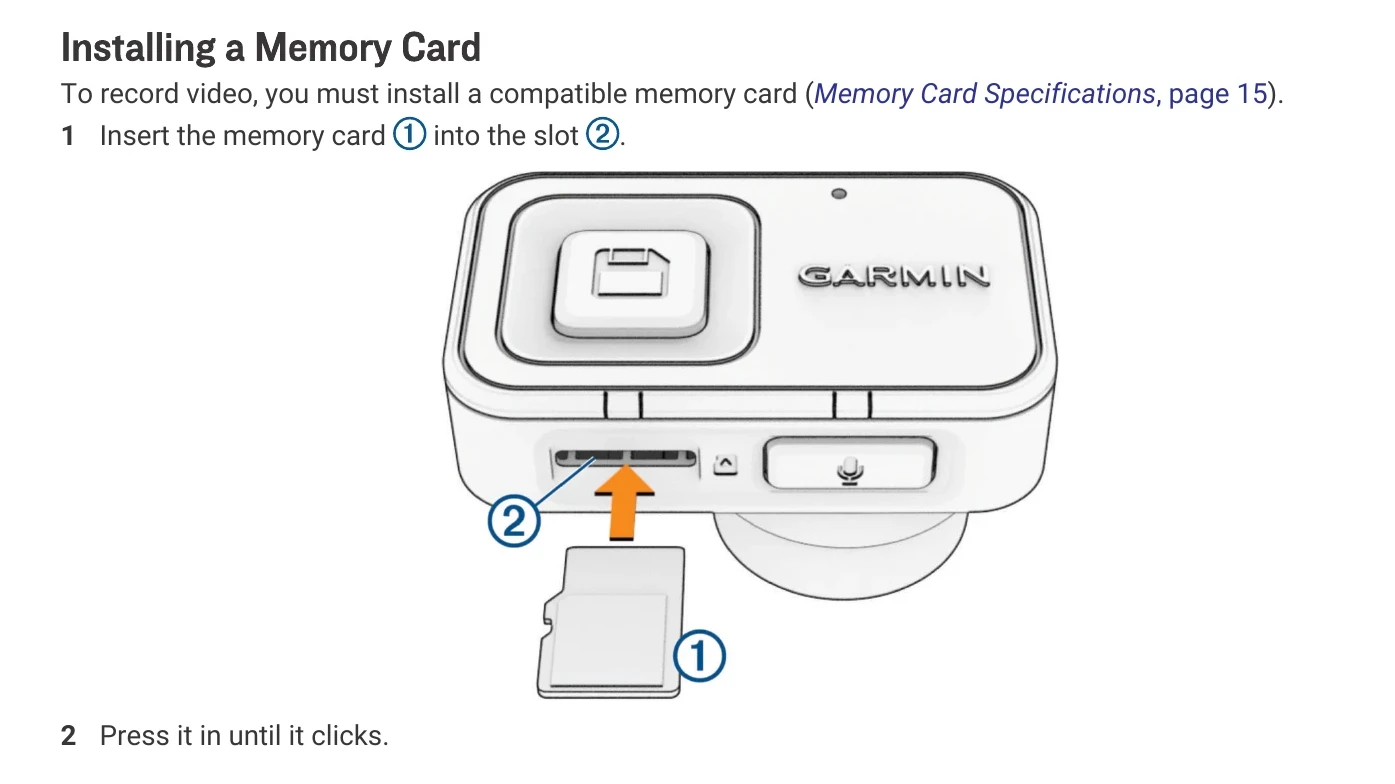 Manual for Dash Cam Mini 3