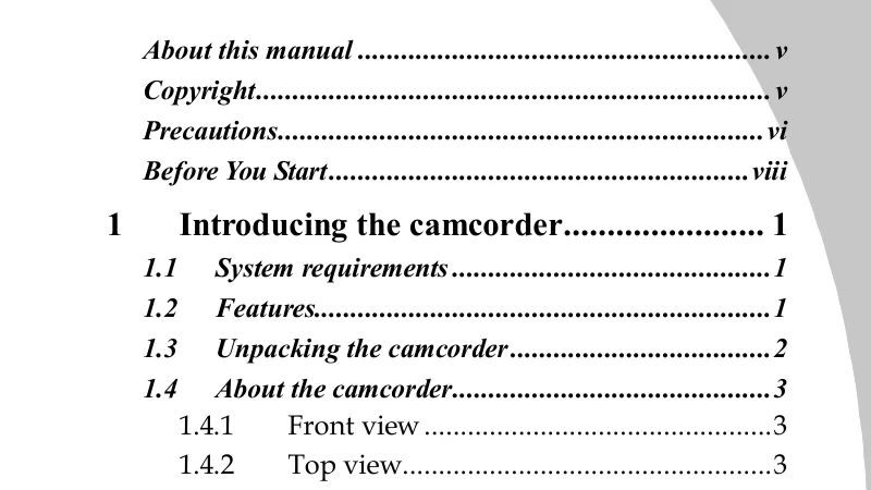 Manual for APDV-1005