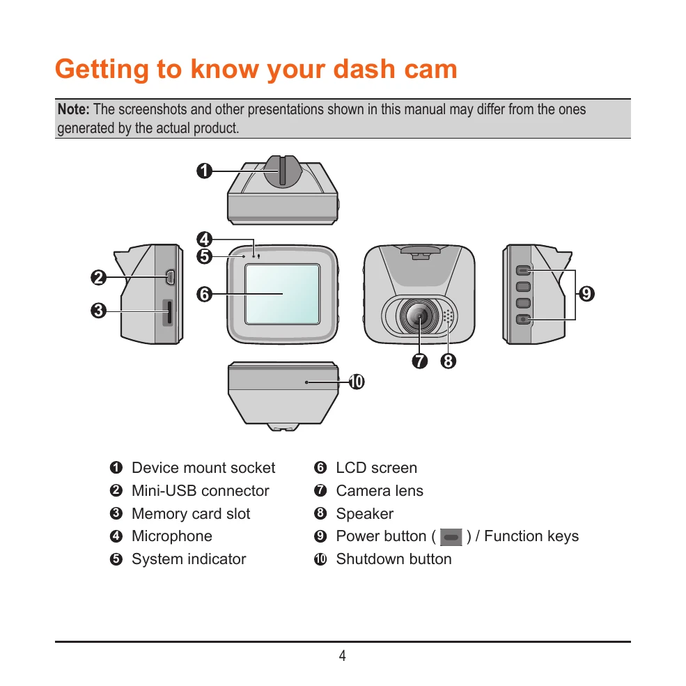 Manual for MiVue C540 Series