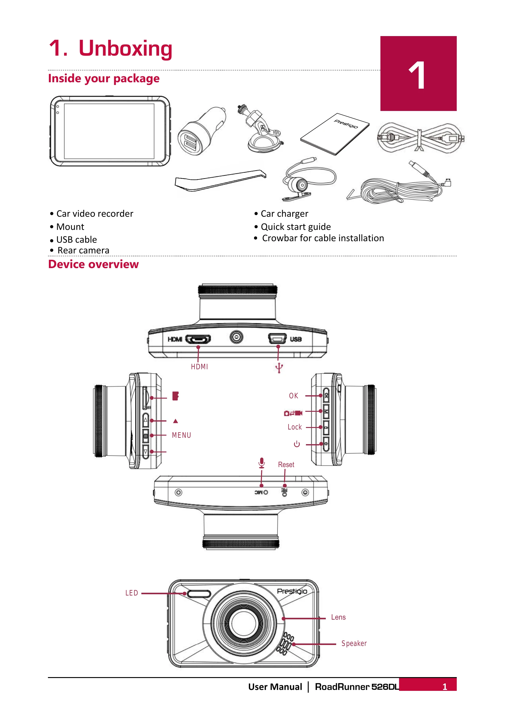Manual for RoadRunner 526DL