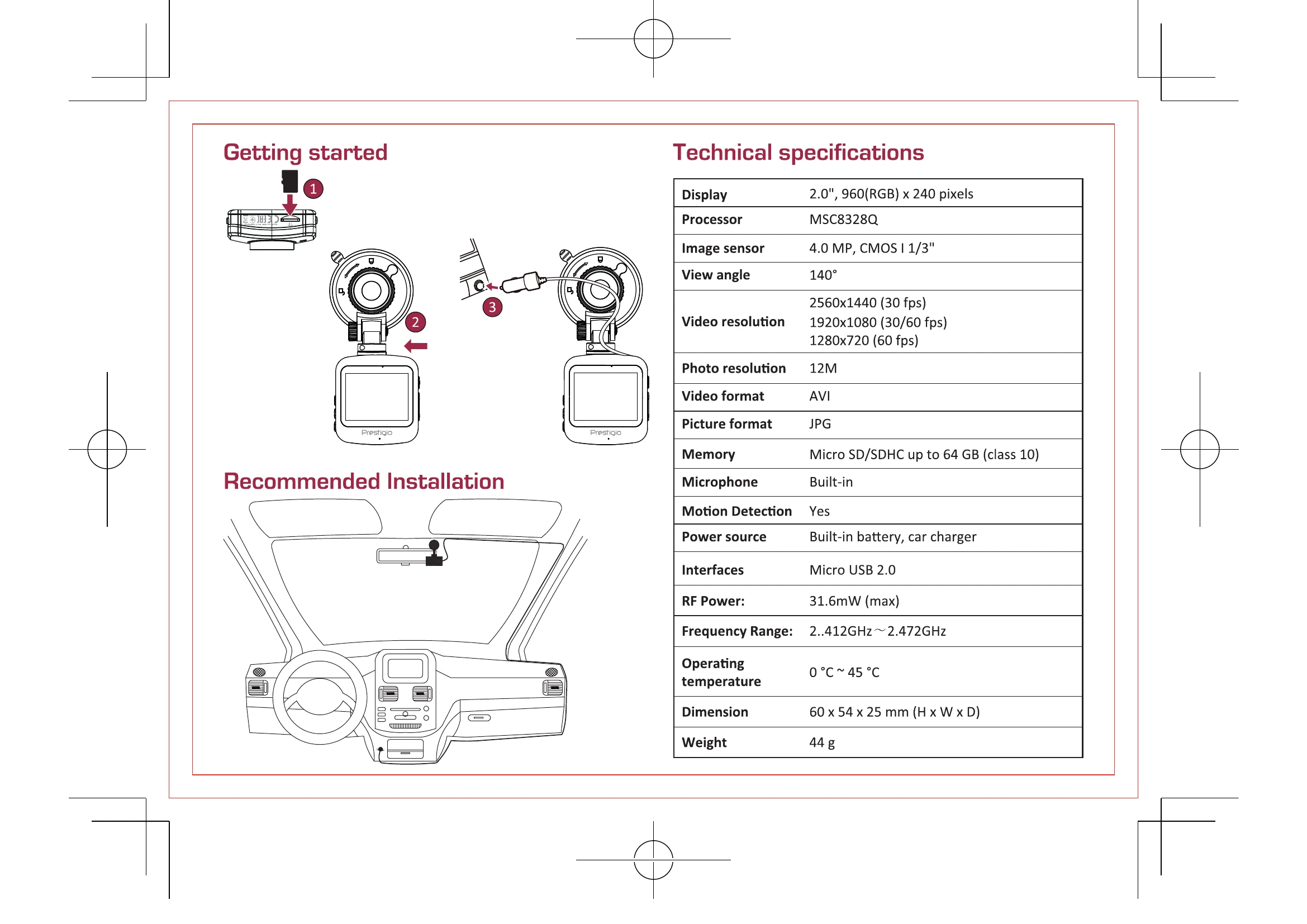 Quick Start Guide for RoadRunner 535W