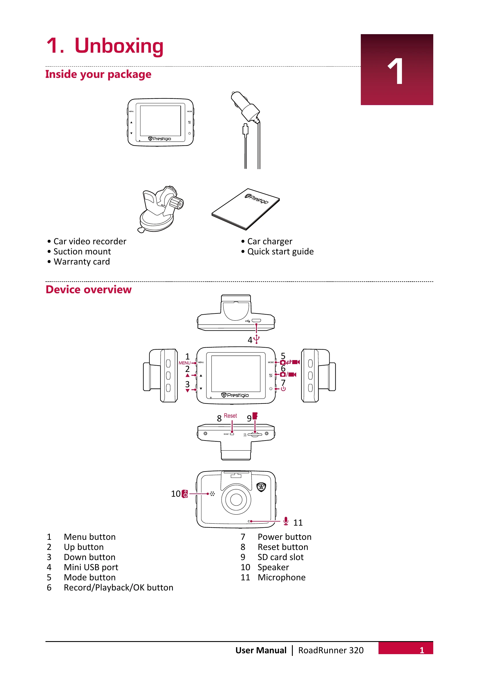 Manual for RoadRunner 320
