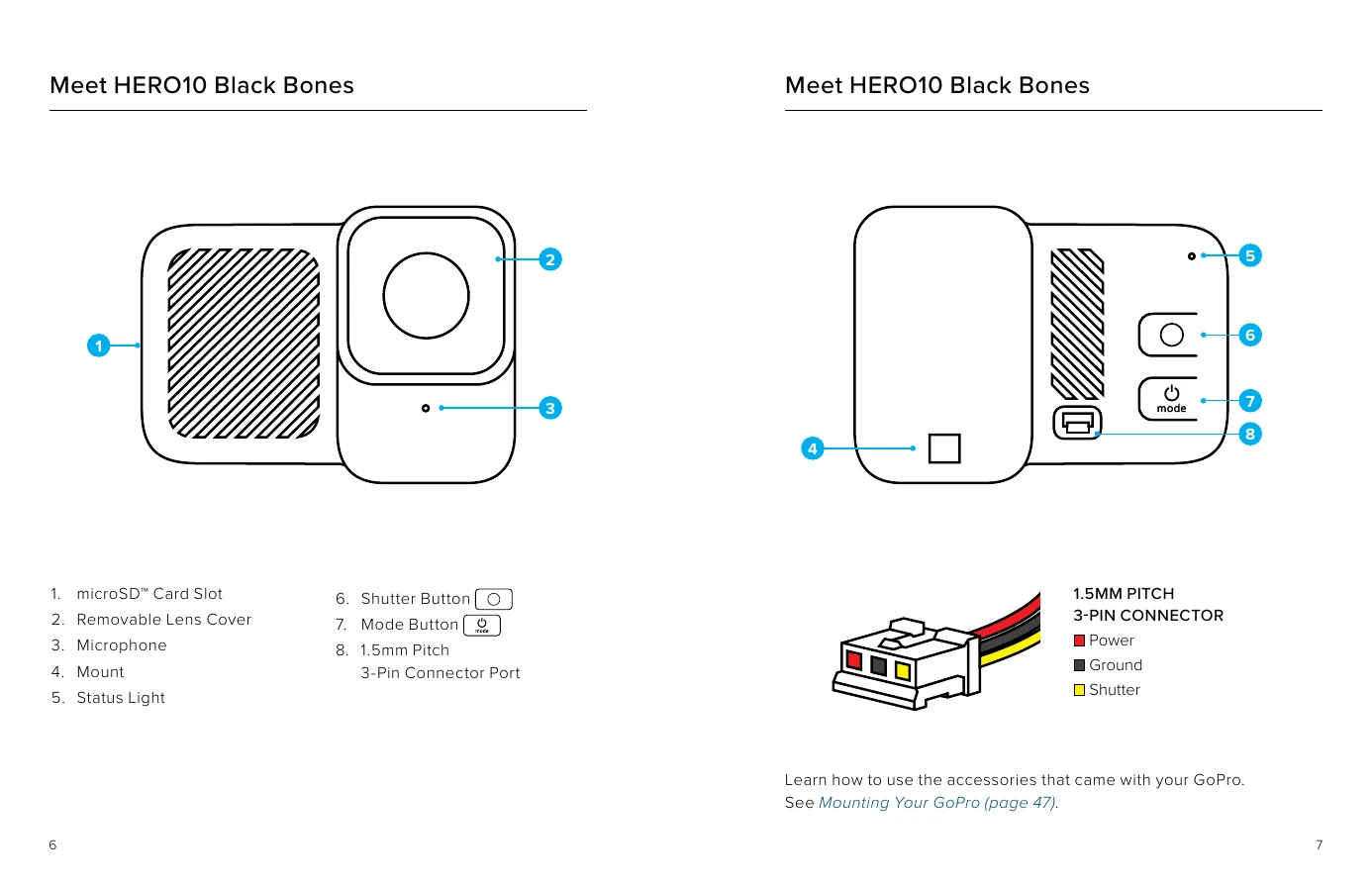 Manual for HERO10 Black Bones