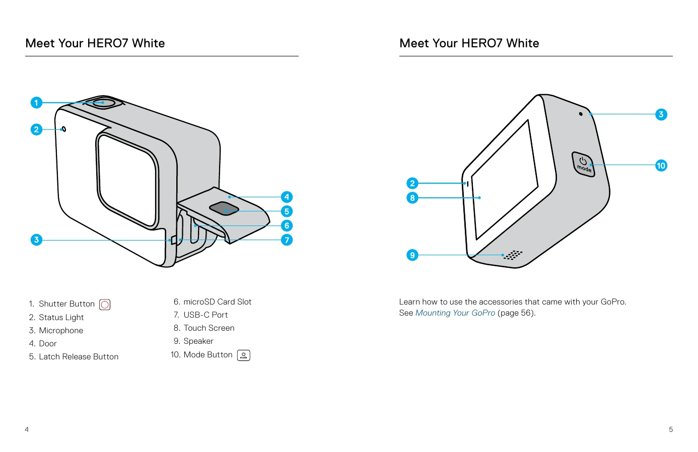 Manual for HERO7 White