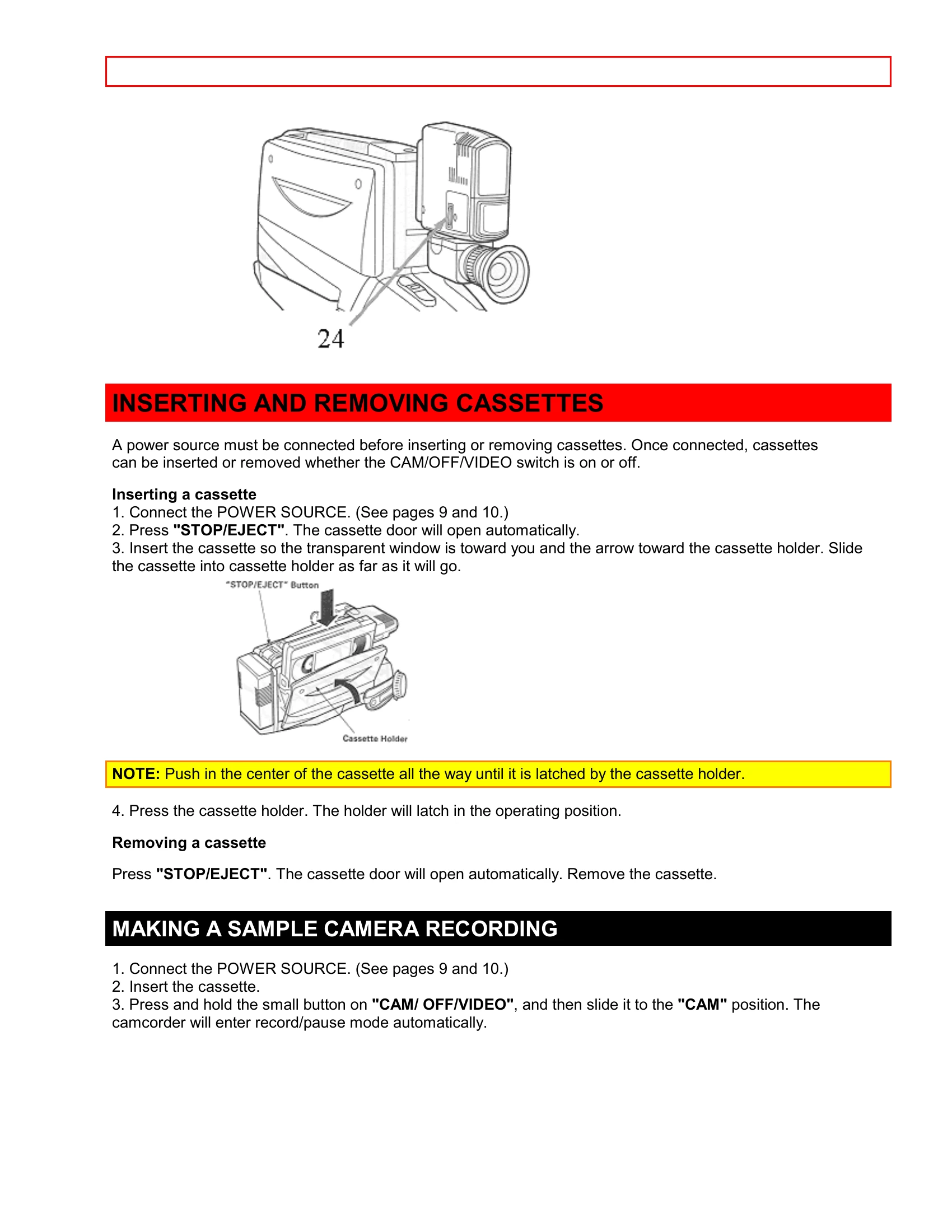Manual for VM-6500A