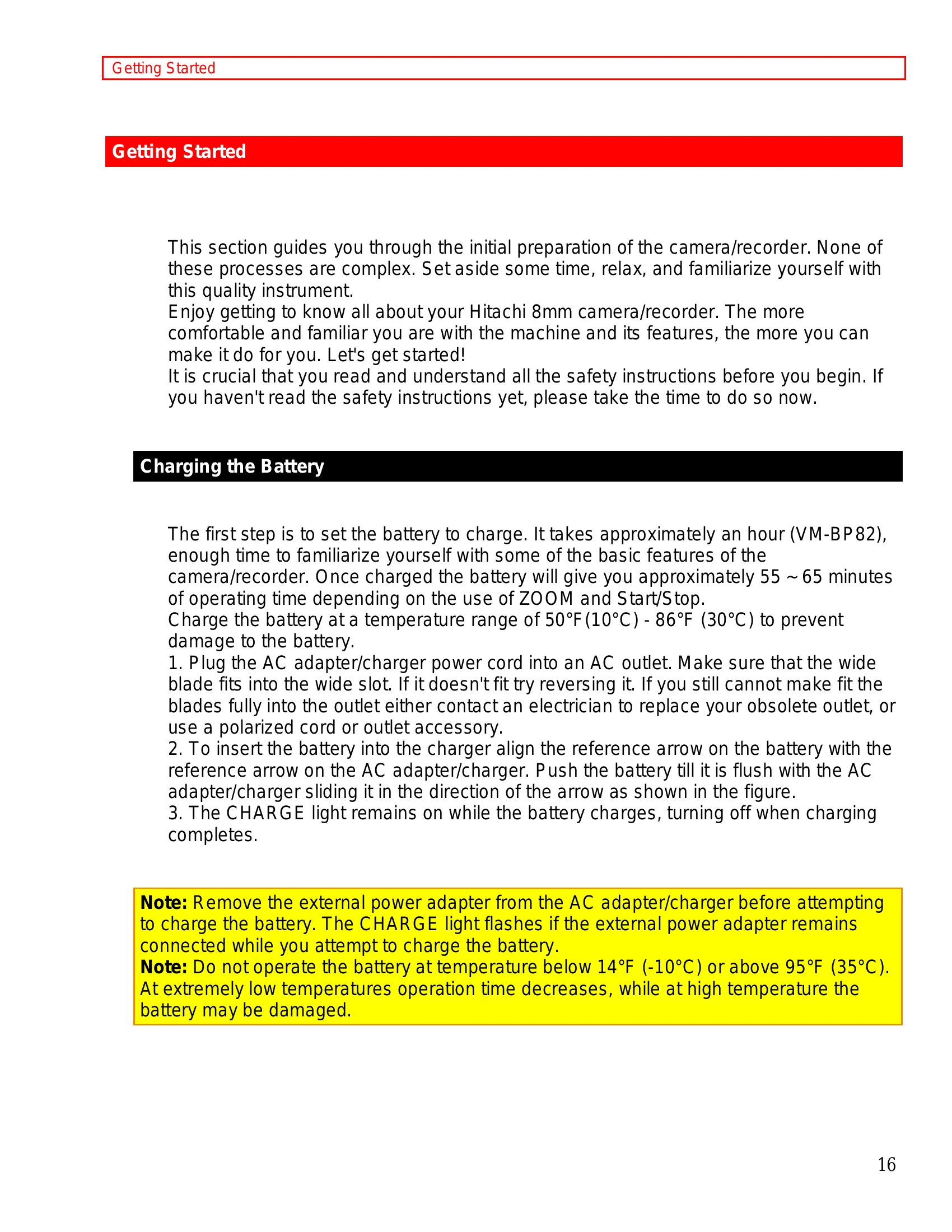 Manual for VM-E54A