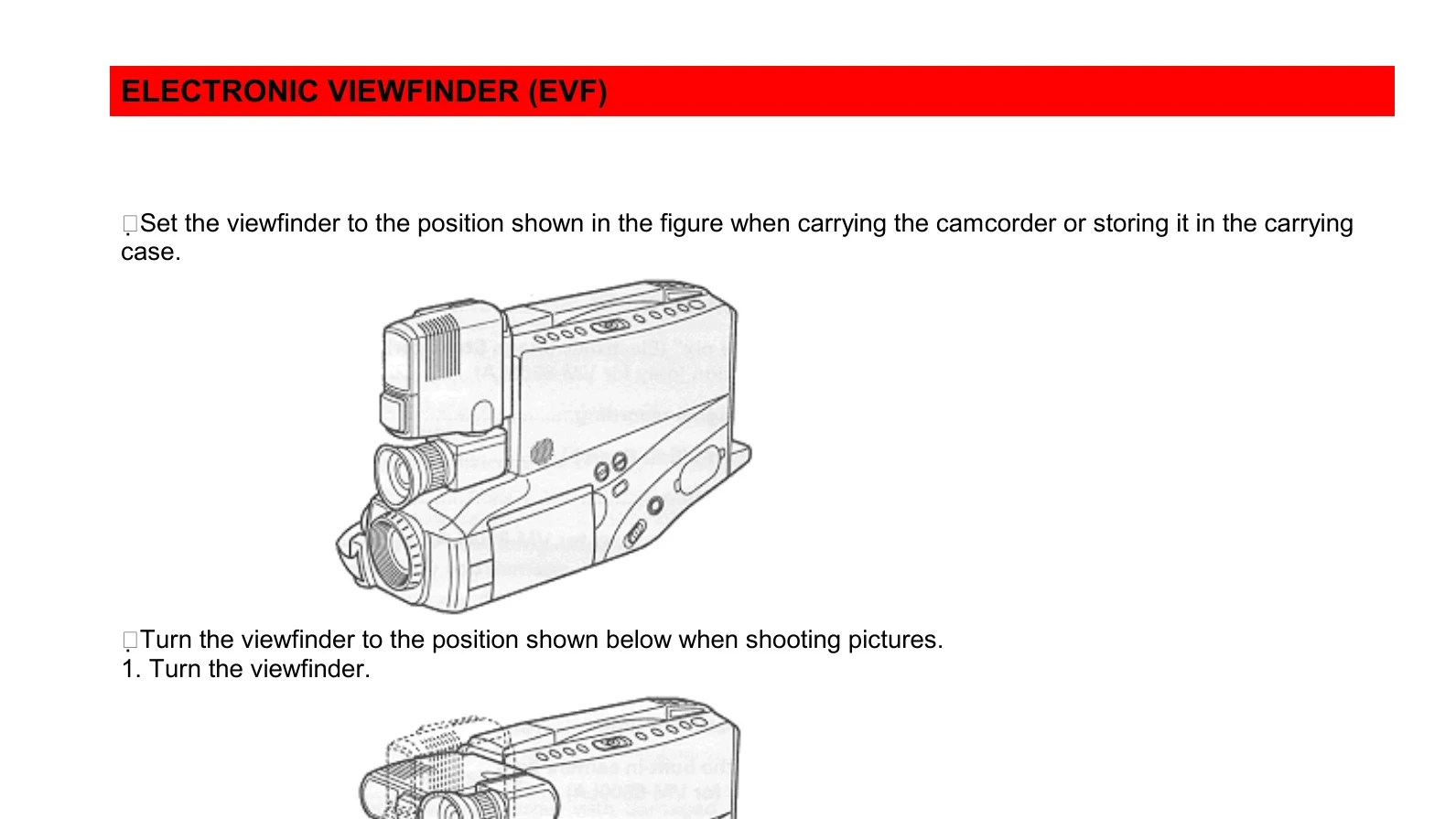 Manual for VM-7500LA/VM-8500LA