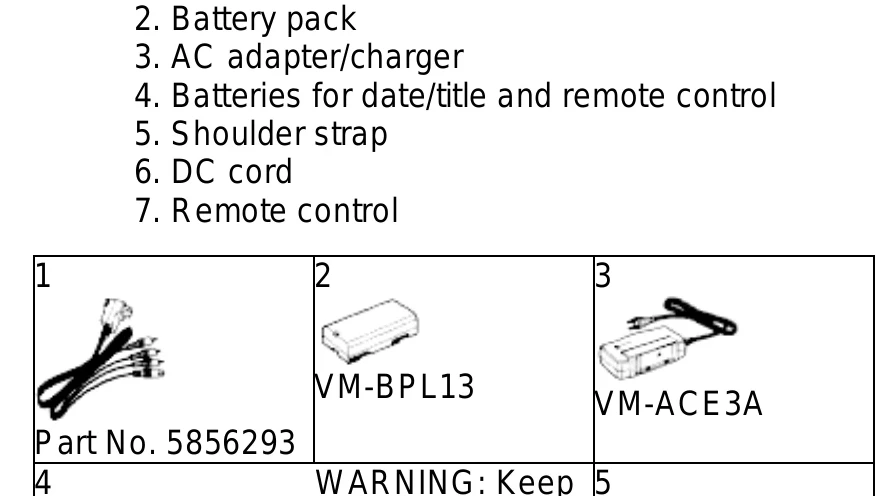 Manual for VM-H835LA
