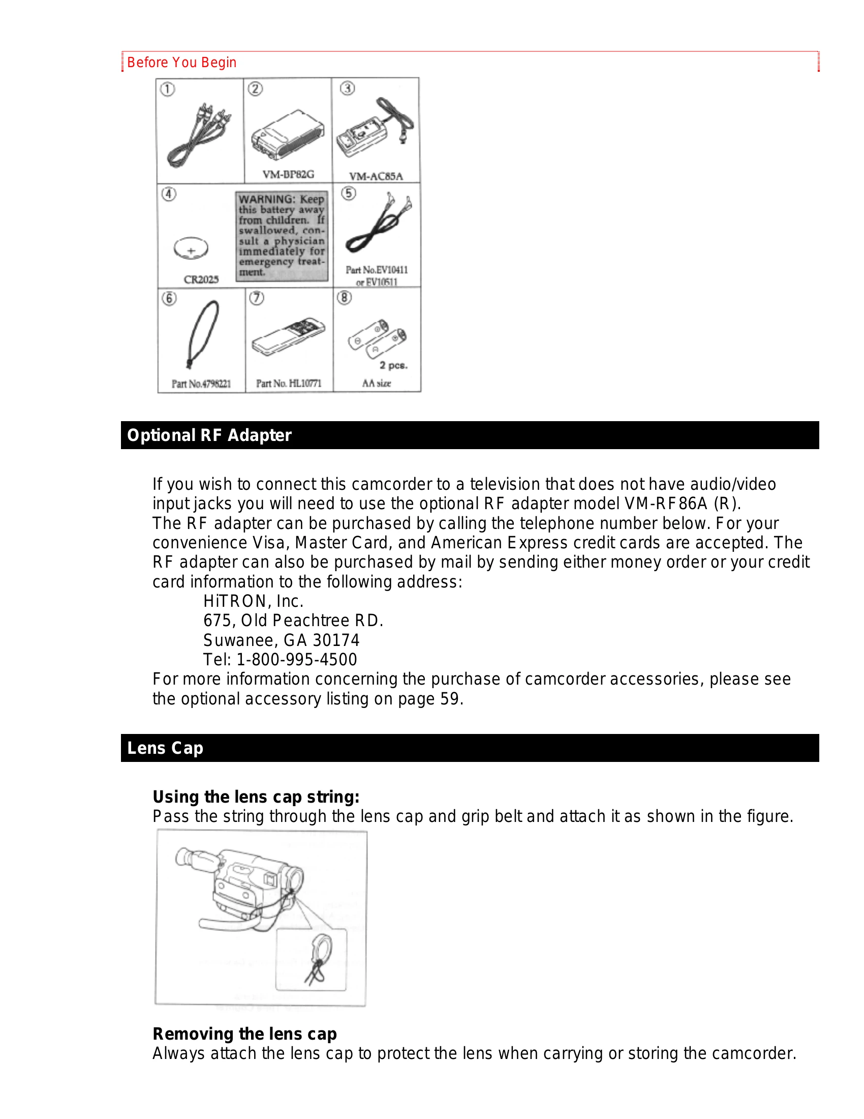 Manual for VM-E230A