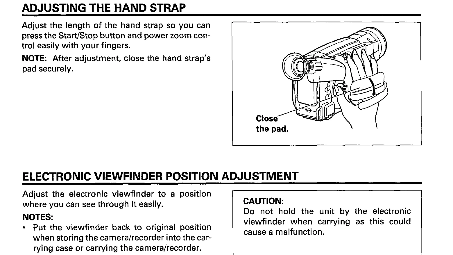 Manual for VM-E543LE (UK)